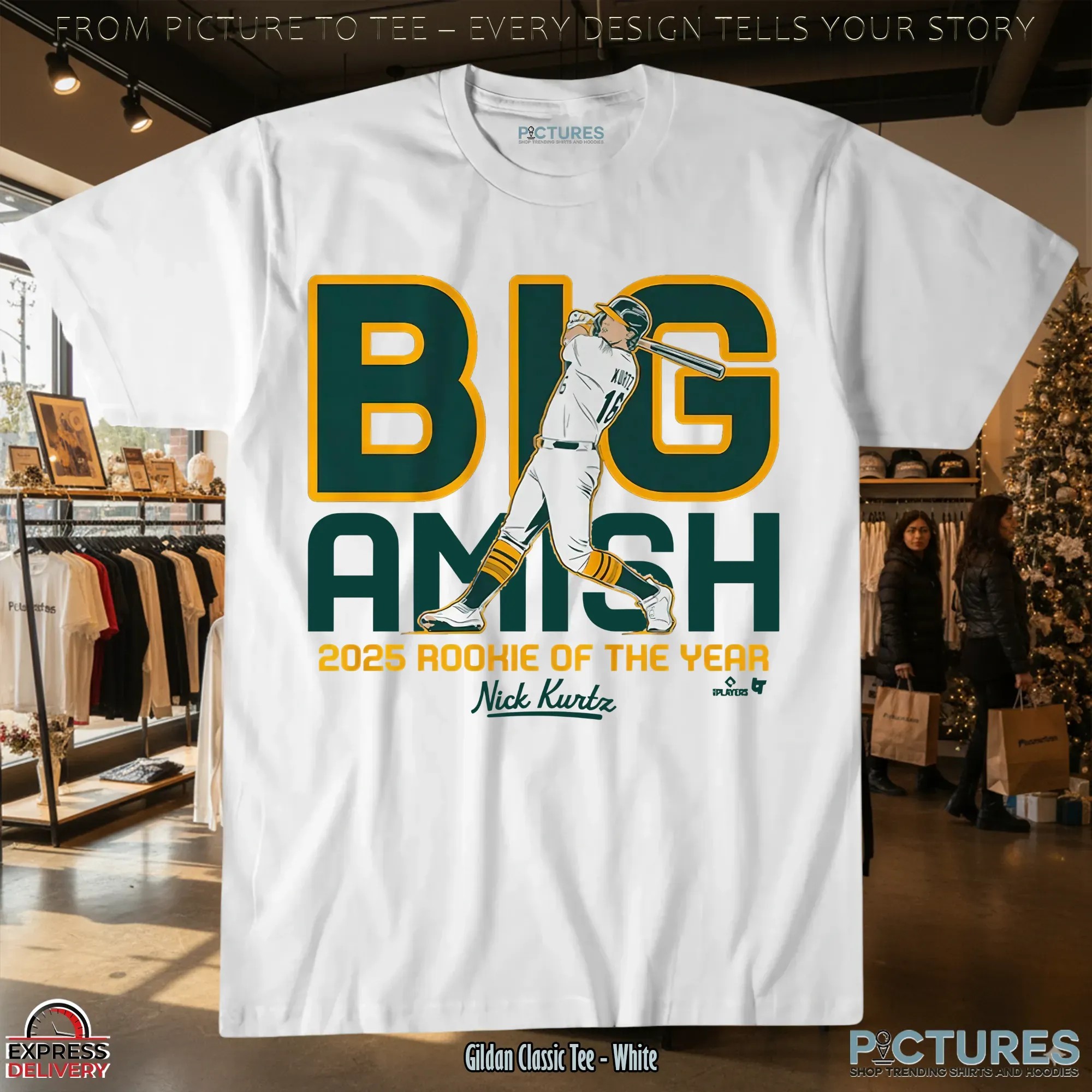 Nicholas Jeffrey Kurtz Big Amish 2025 Rookie Of The Year T Shirt Nicholas Jeffrey Kurtz Big Amish 2025 Rookie Of The Year T Shirt
