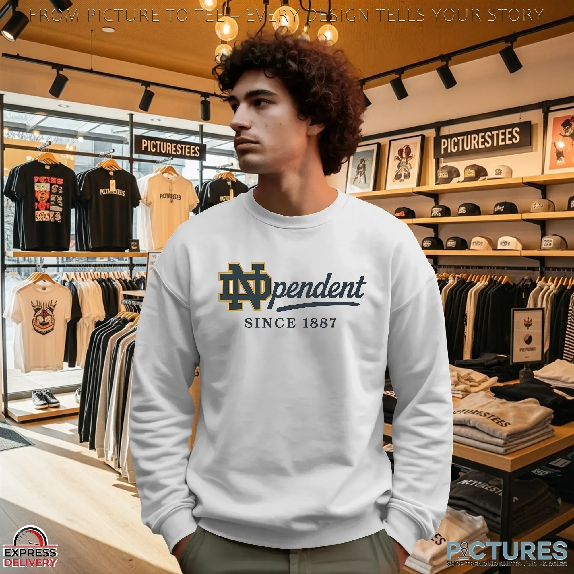 Notre Dame Fighting Irish Independent Since 1887 T Shirt Notre Dame Fighting Irish Independent Since 1887 T Shirt