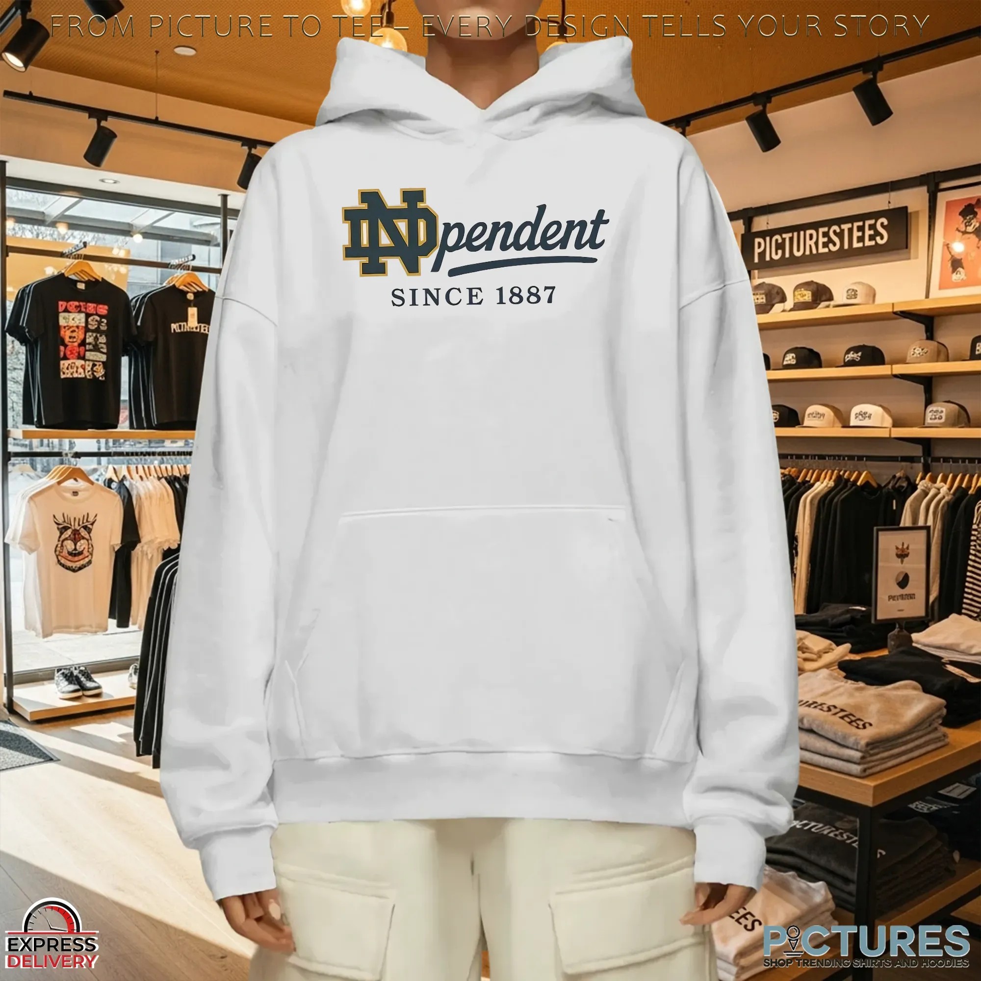 Notre Dame Fighting Irish Independent Since 1887 T Shirt Notre Dame Fighting Irish Independent Since 1887 T Shirt