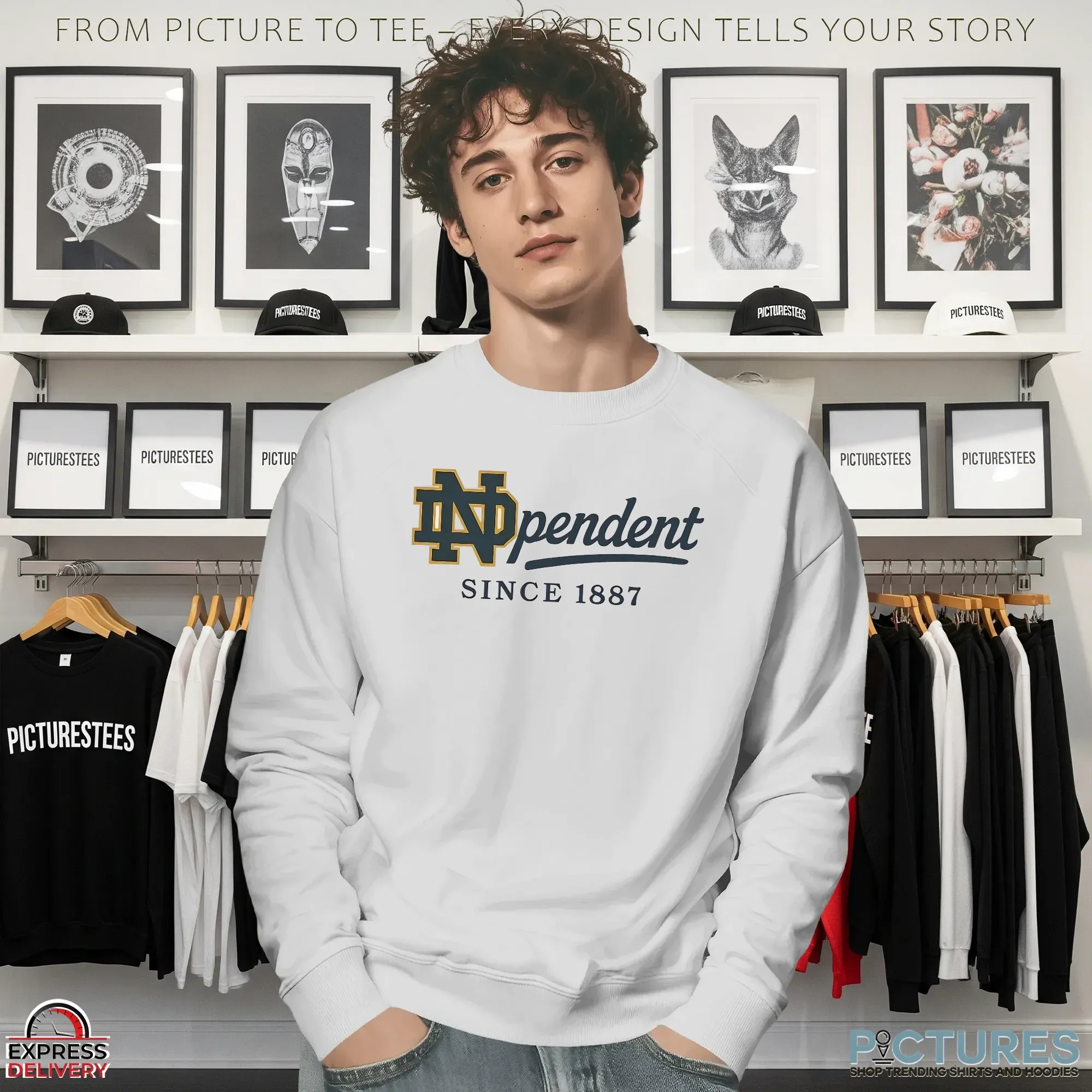 Notre Dame Fighting Irish Independent Since 1887 T Shirt Notre Dame Fighting Irish Independent Since 1887 T Shirt
