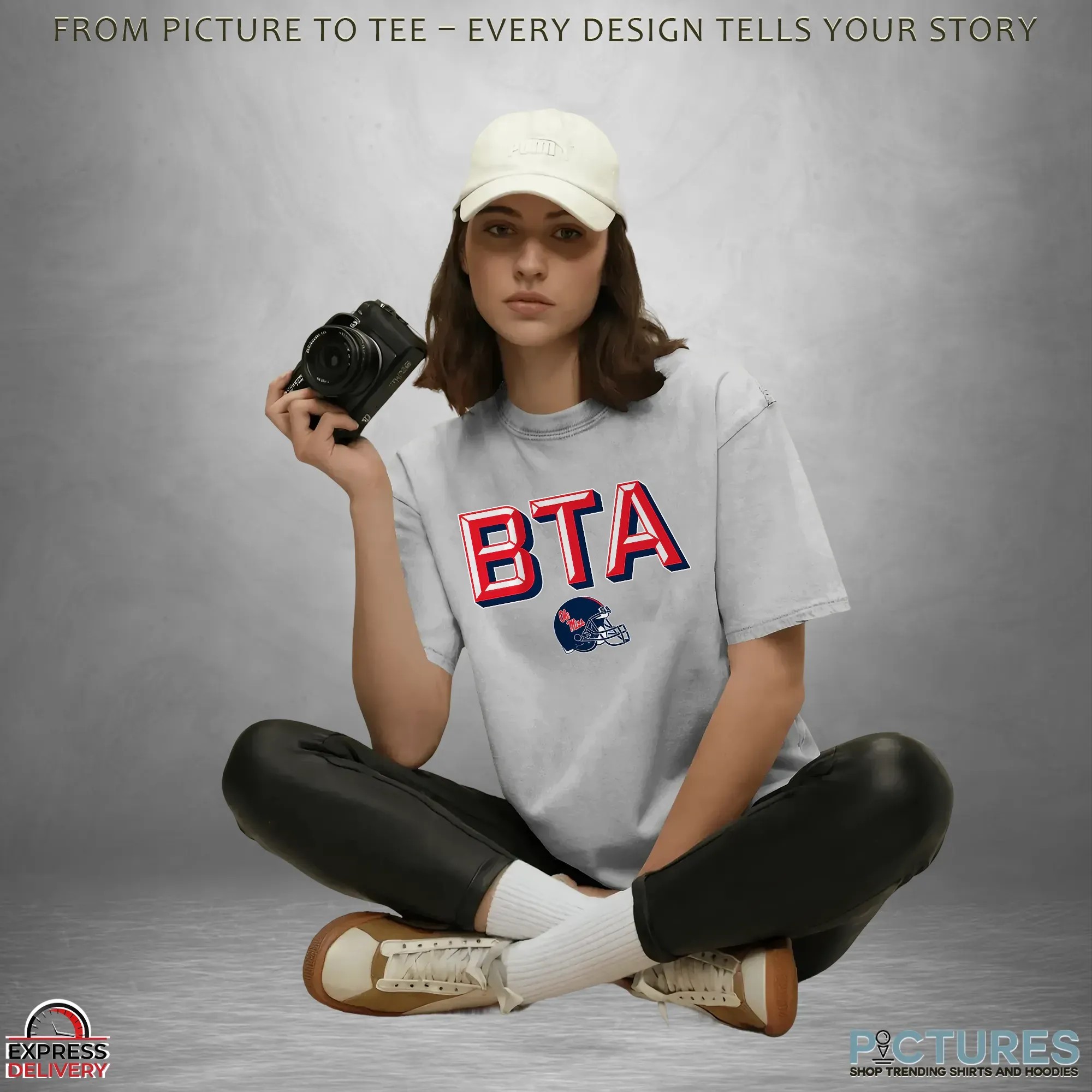 Ole Miss Rebels BTA Helmet T Shirt Ole Miss Rebels BTA Helmet T Shirt