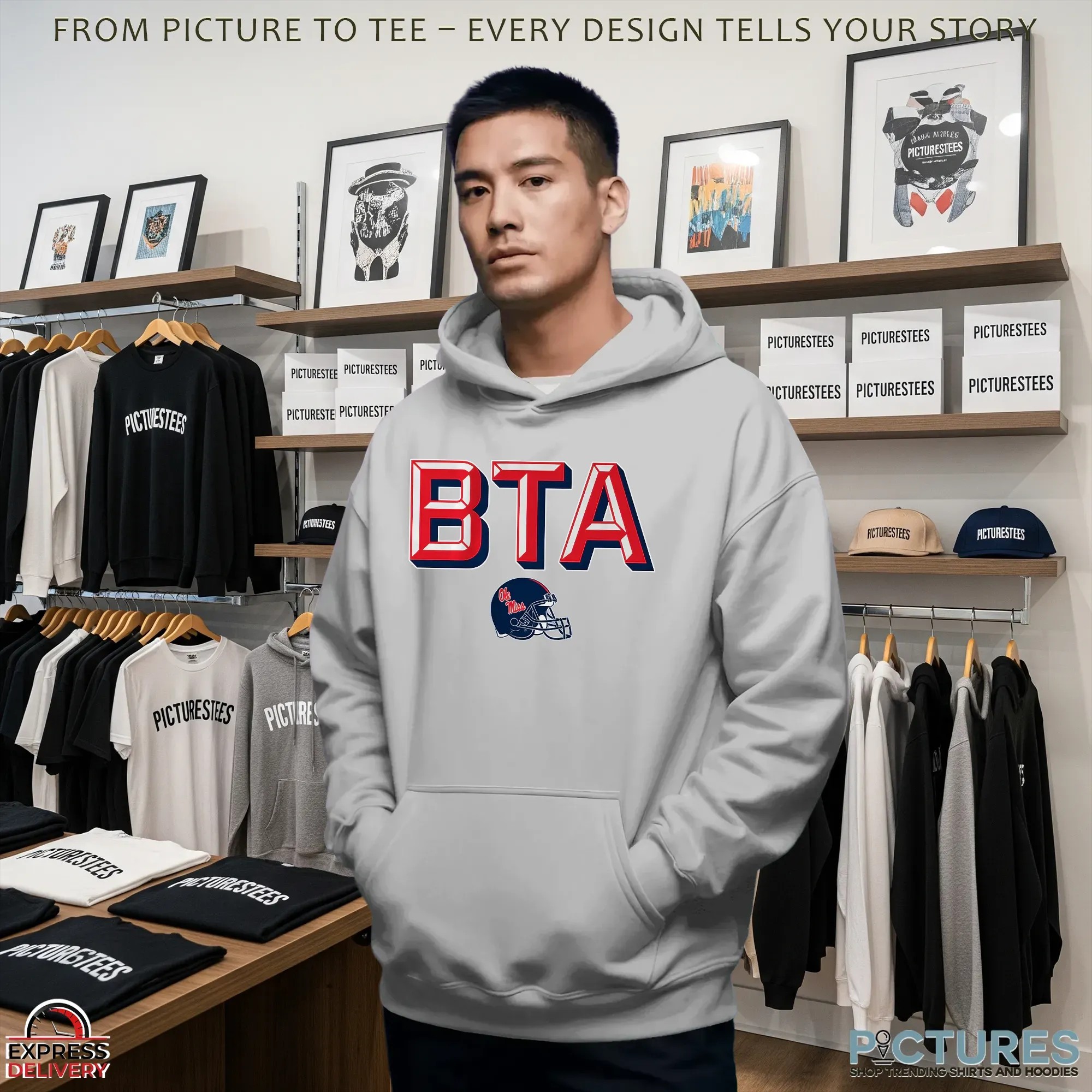 Ole Miss Rebels BTA Helmet T Shirt Ole Miss Rebels BTA Helmet T Shirt