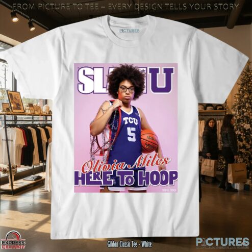 Olivia Miles Here To Hoop Slam Cover T Shirt