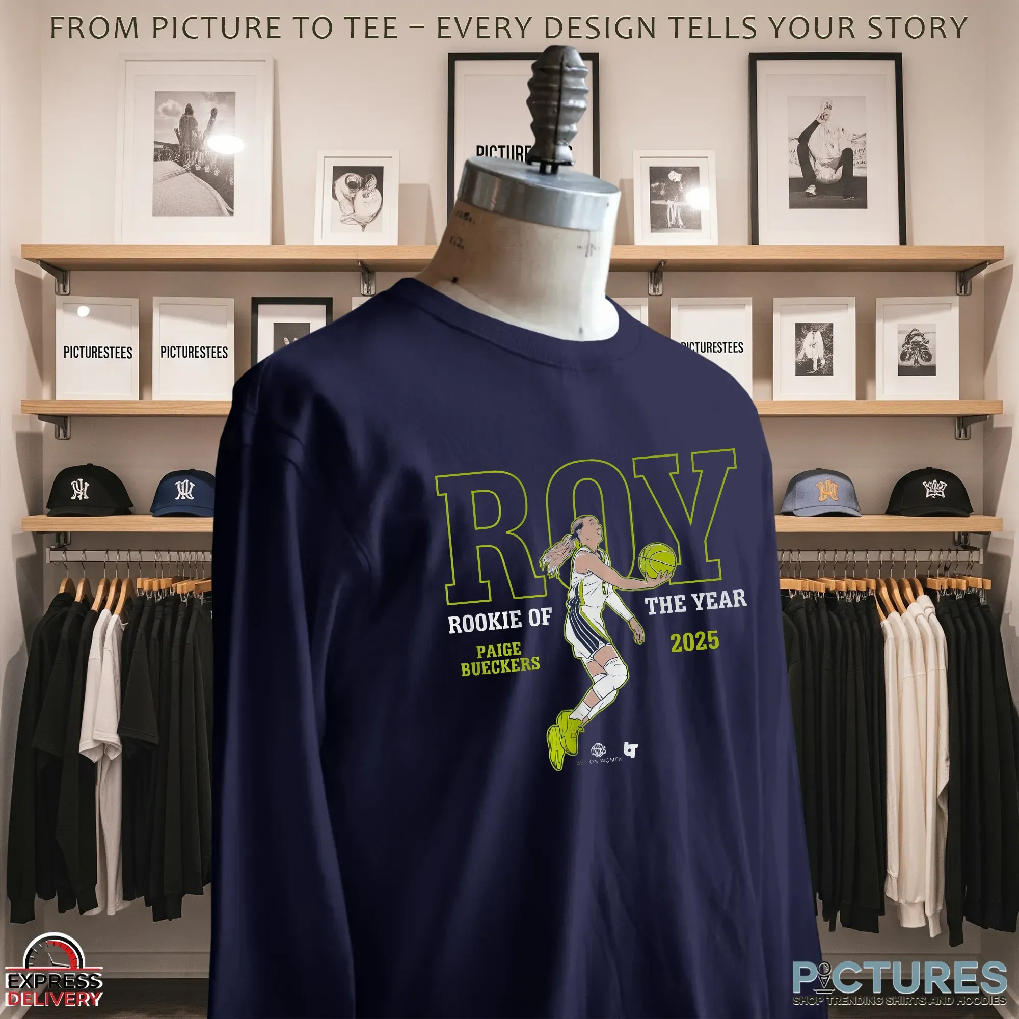 Paige Bueckers The WNBA Top Pick Awarded Rookie Of The Year 2025 T Shirt Paige Bueckers The WNBA Top Pick Awarded Rookie Of The Year 2025 T Shirt