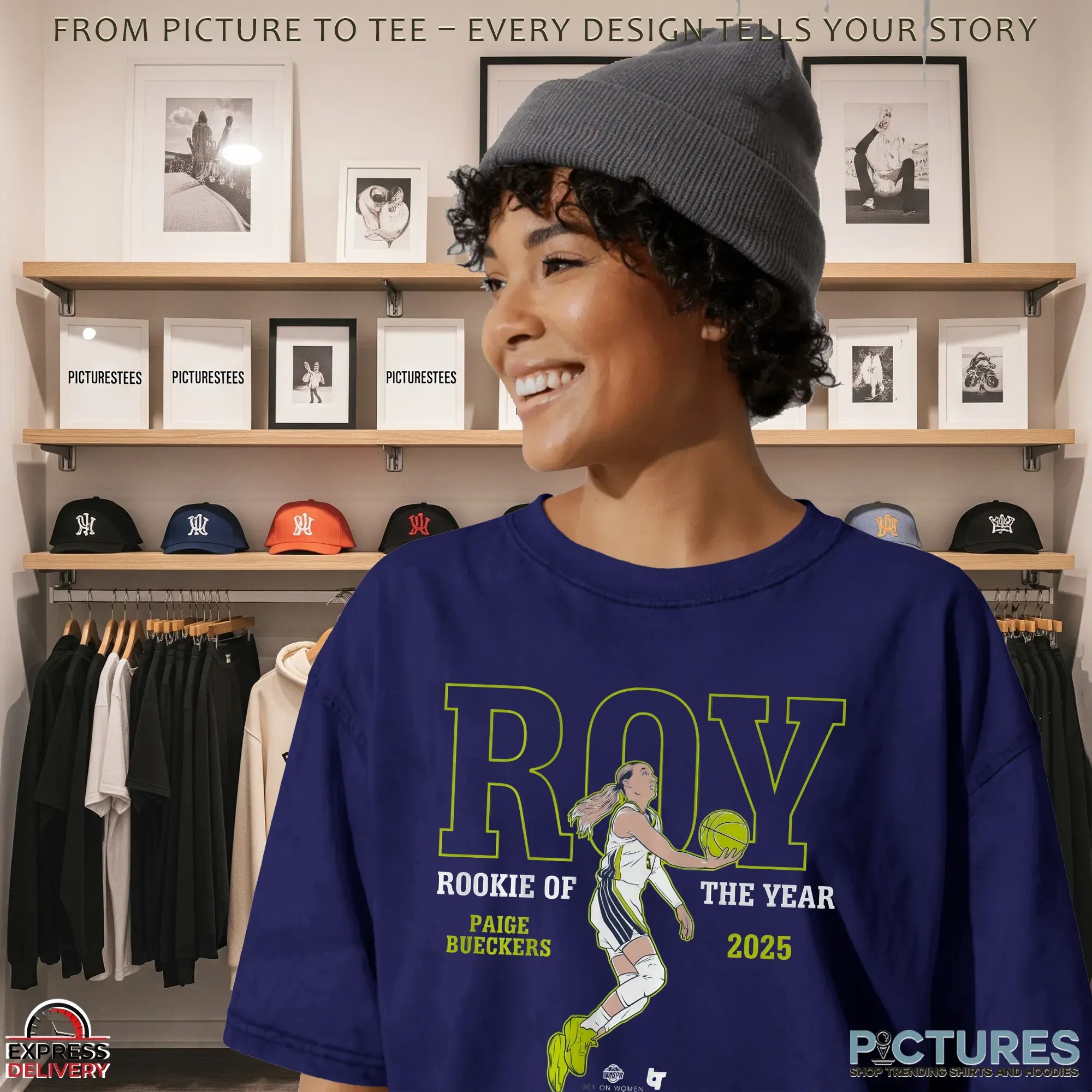 Paige Bueckers The WNBA Top Pick Awarded Rookie Of The Year 2025 T Shirt Paige Bueckers The WNBA Top Pick Awarded Rookie Of The Year 2025 T Shirt