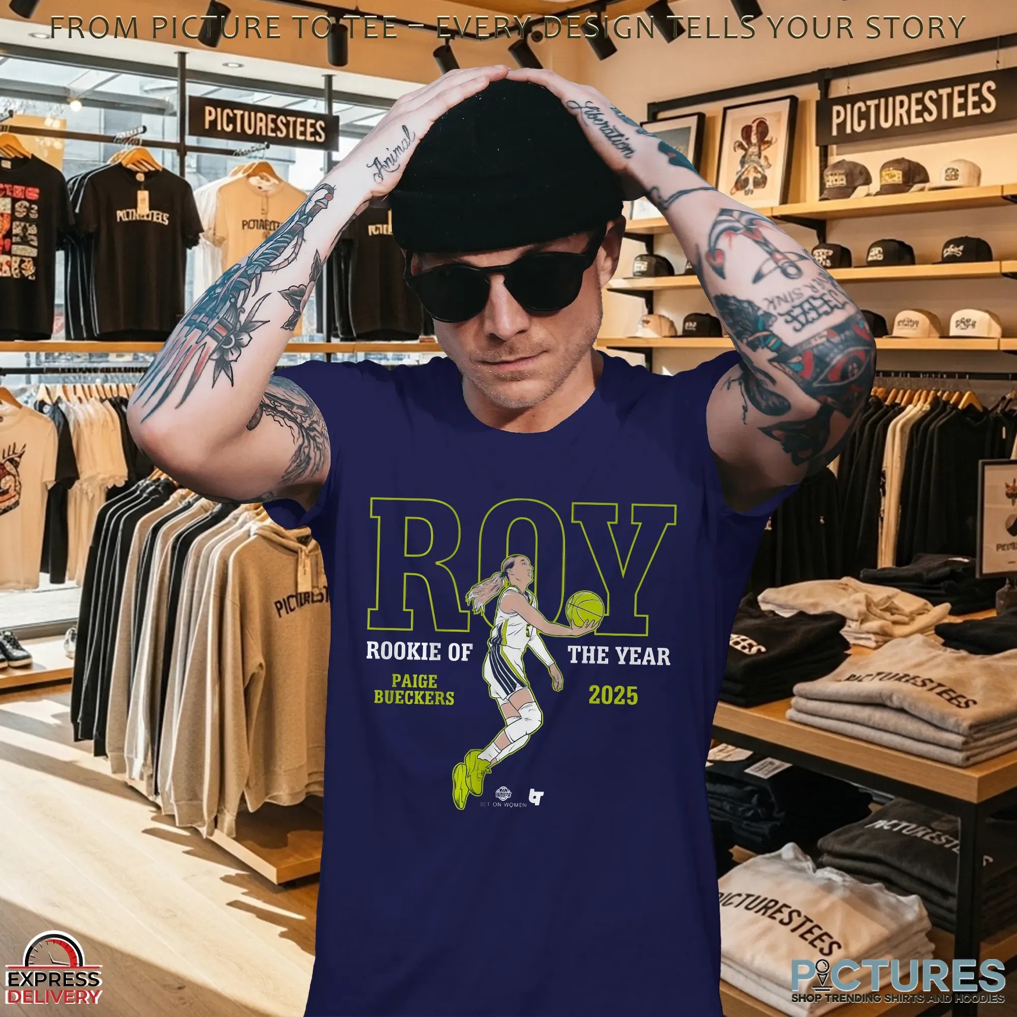 Paige Bueckers The WNBA Top Pick Awarded Rookie Of The Year 2025 T Shirt Paige Bueckers The WNBA Top Pick Awarded Rookie Of The Year 2025 T Shirt