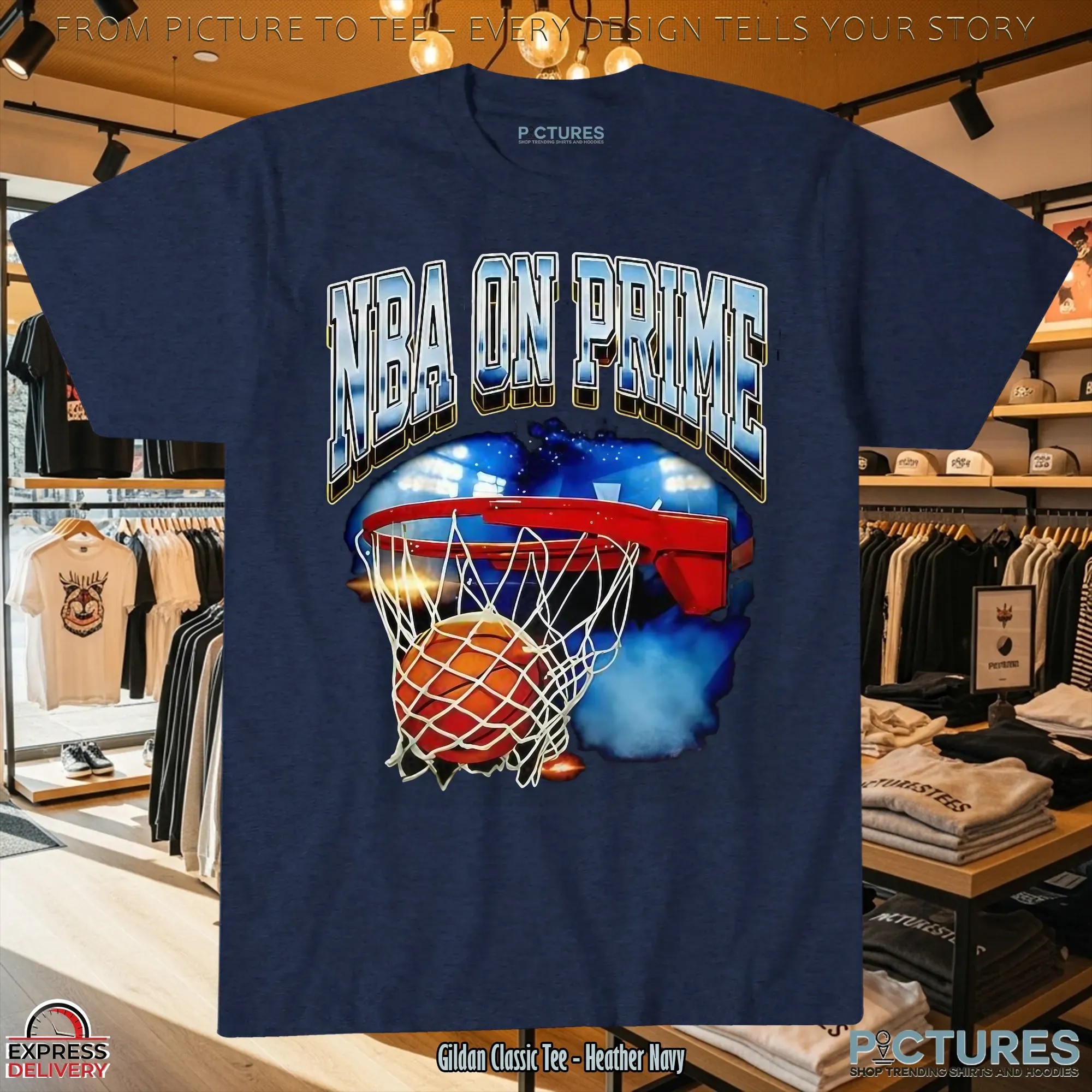 Patriots Christian Gonzalez Wearing NBA On Prime T Shirt