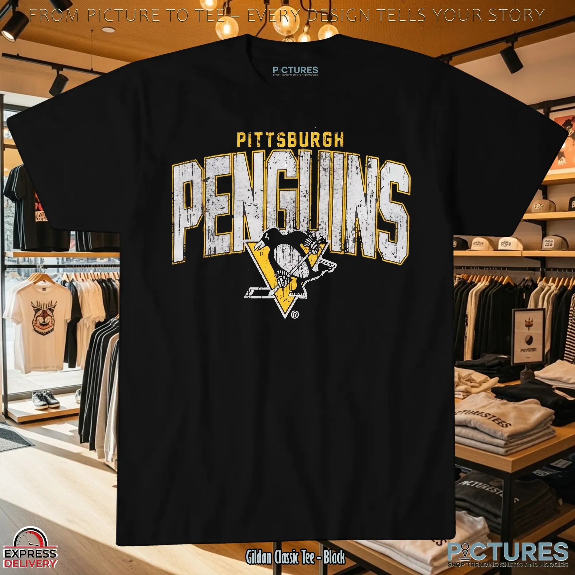 Pittsburgh Penguins Vintage T Shirt