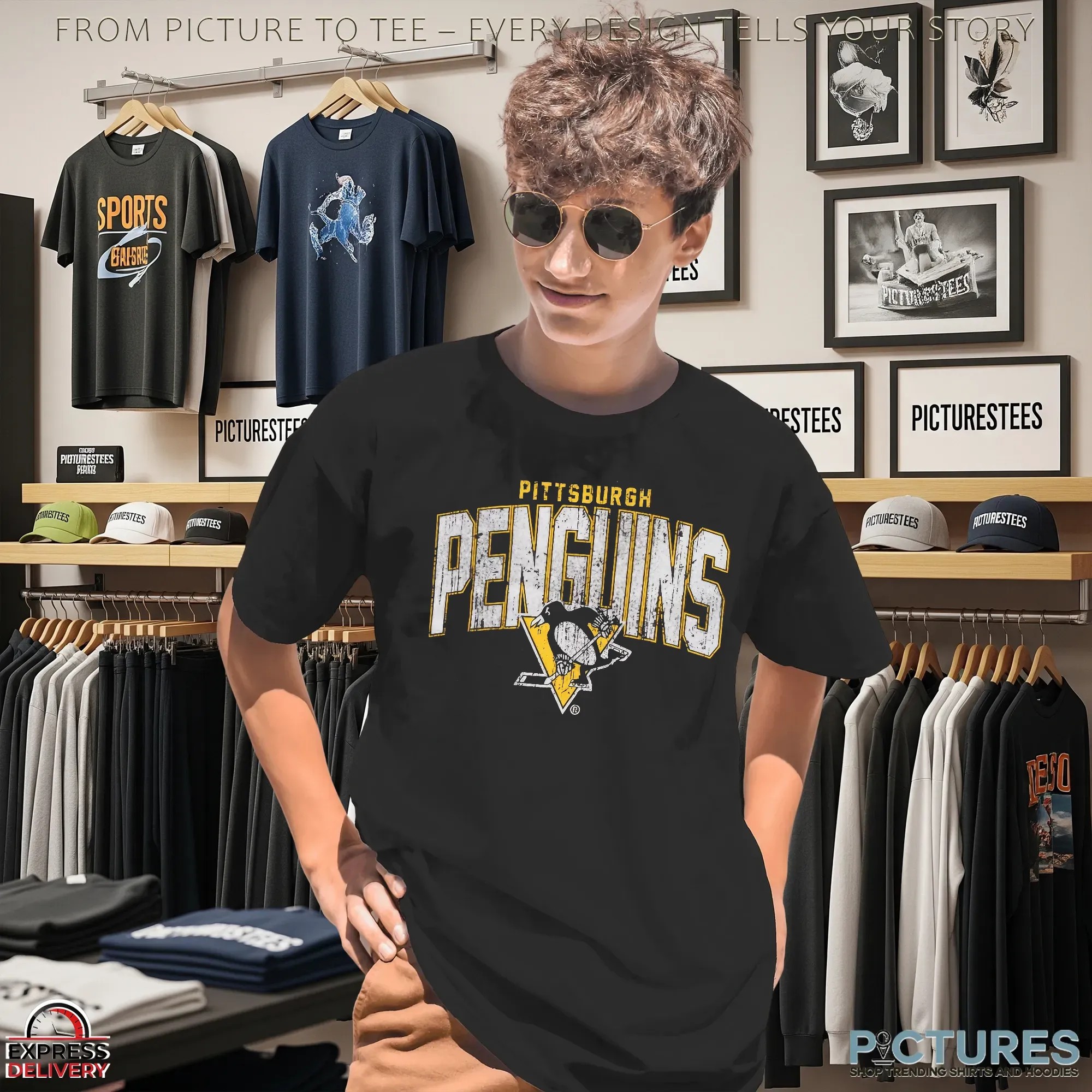 Pittsburgh Penguins Vintage T Shirt