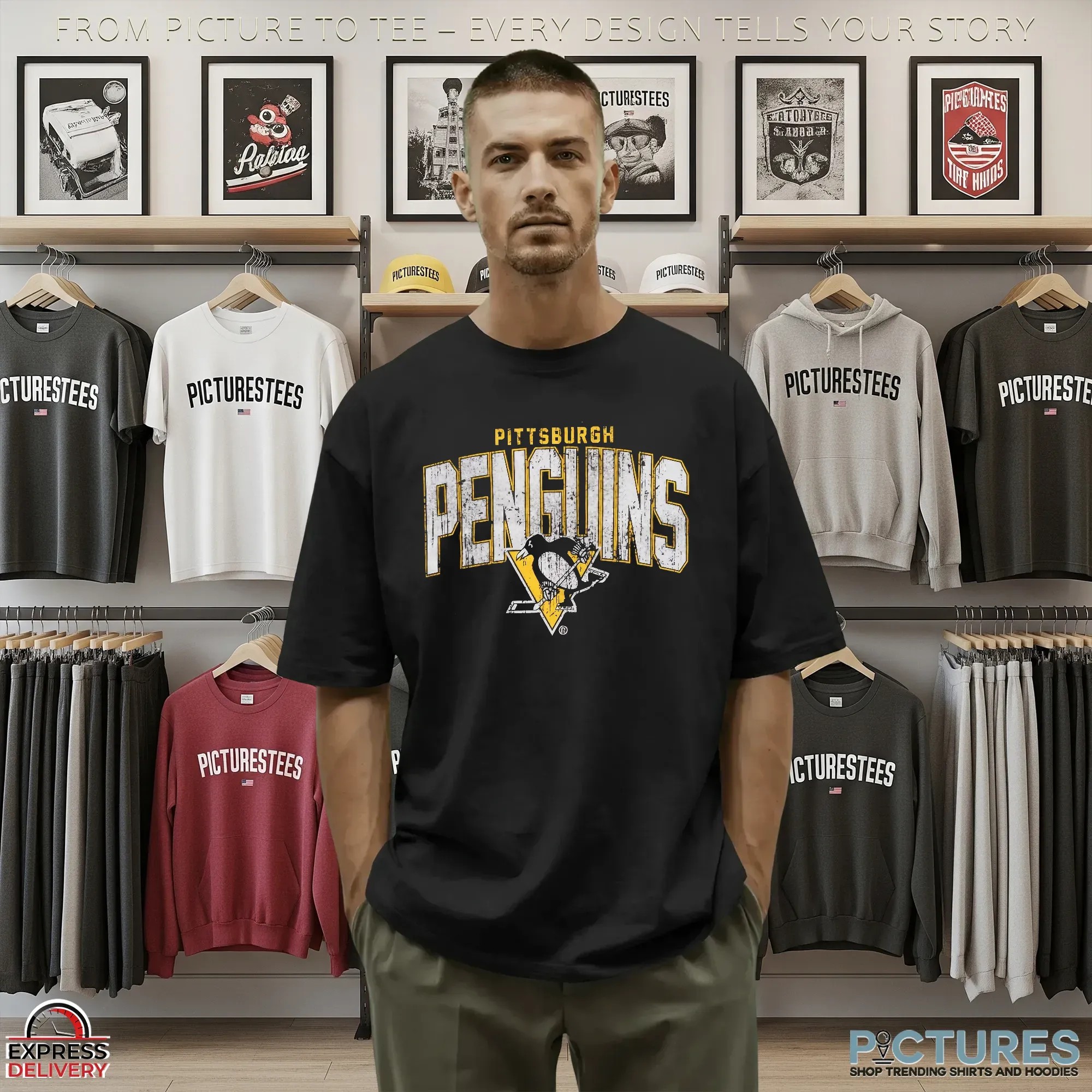 Pittsburgh Penguins Vintage T Shirt