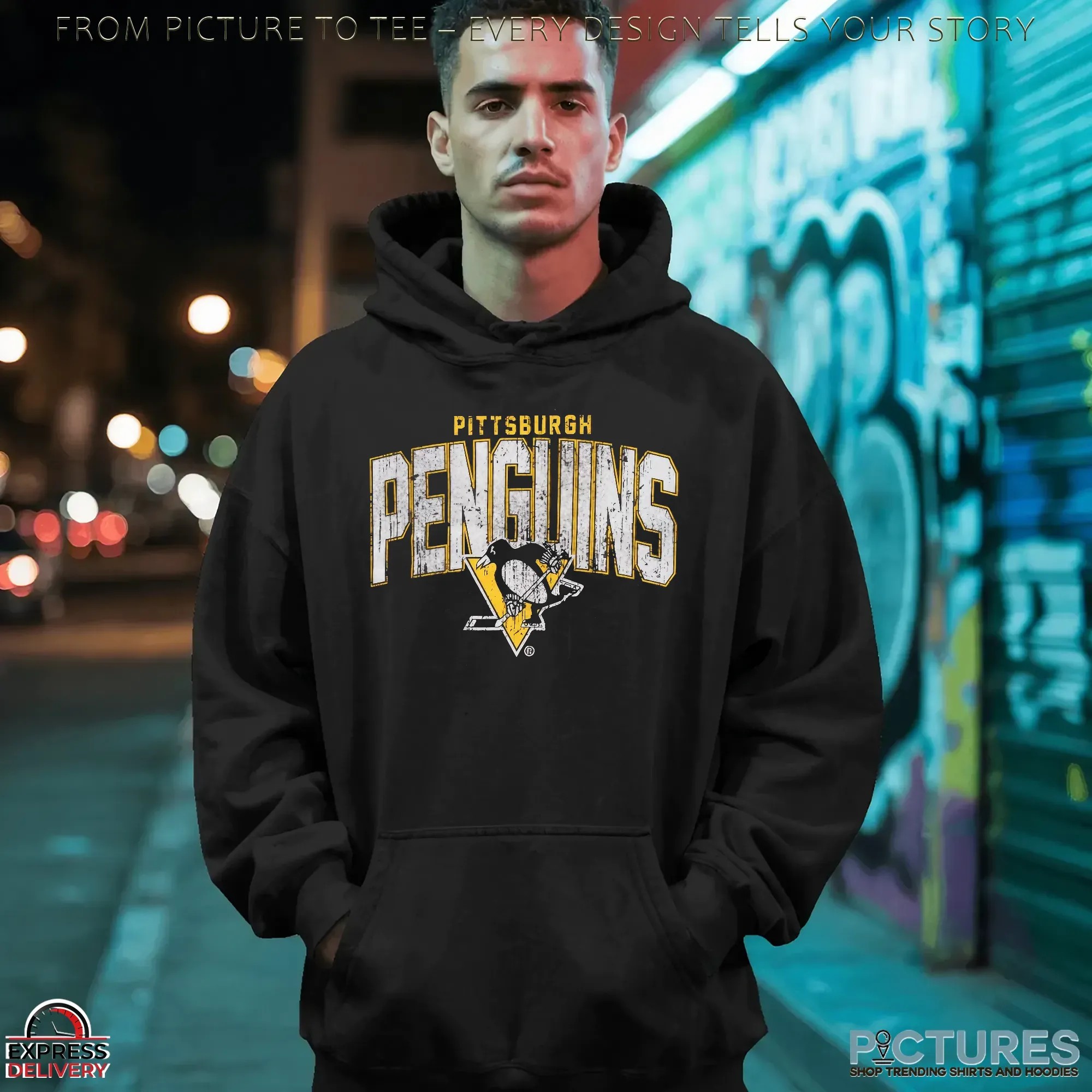 Pittsburgh Penguins Vintage T Shirt