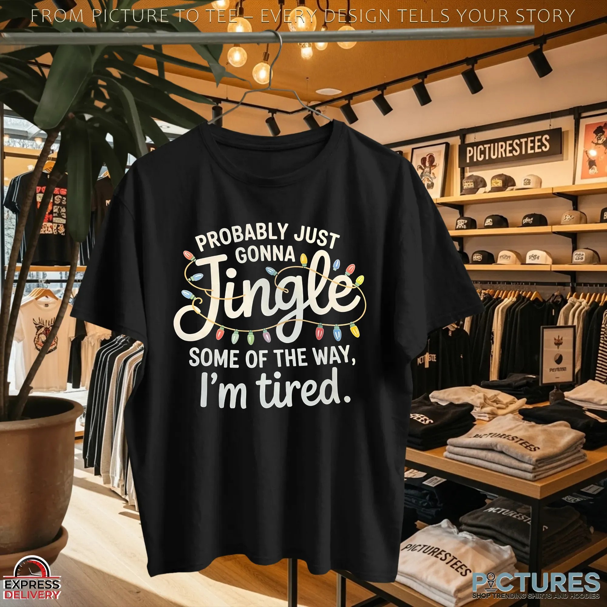 Probably Just Gonna Jingle Some Of The Way I'm Tired Christmas T Shirt