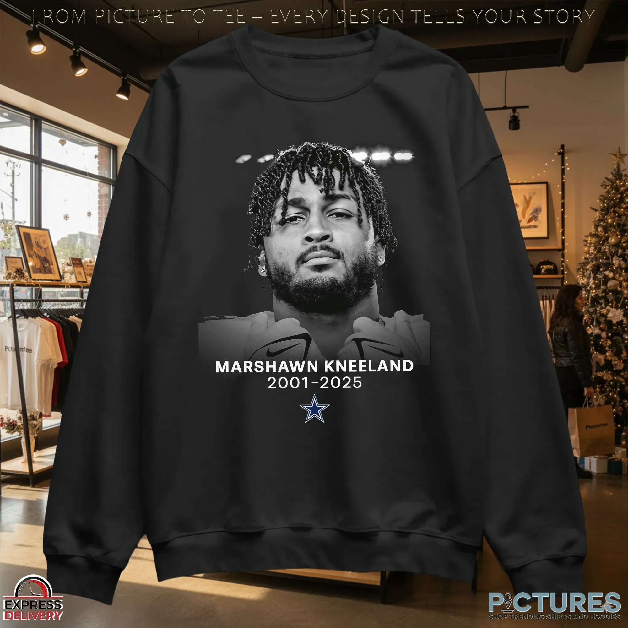 Rip Marshawn Kneeland 2001 2025 Dallas Cowboys Memorial T Shirt