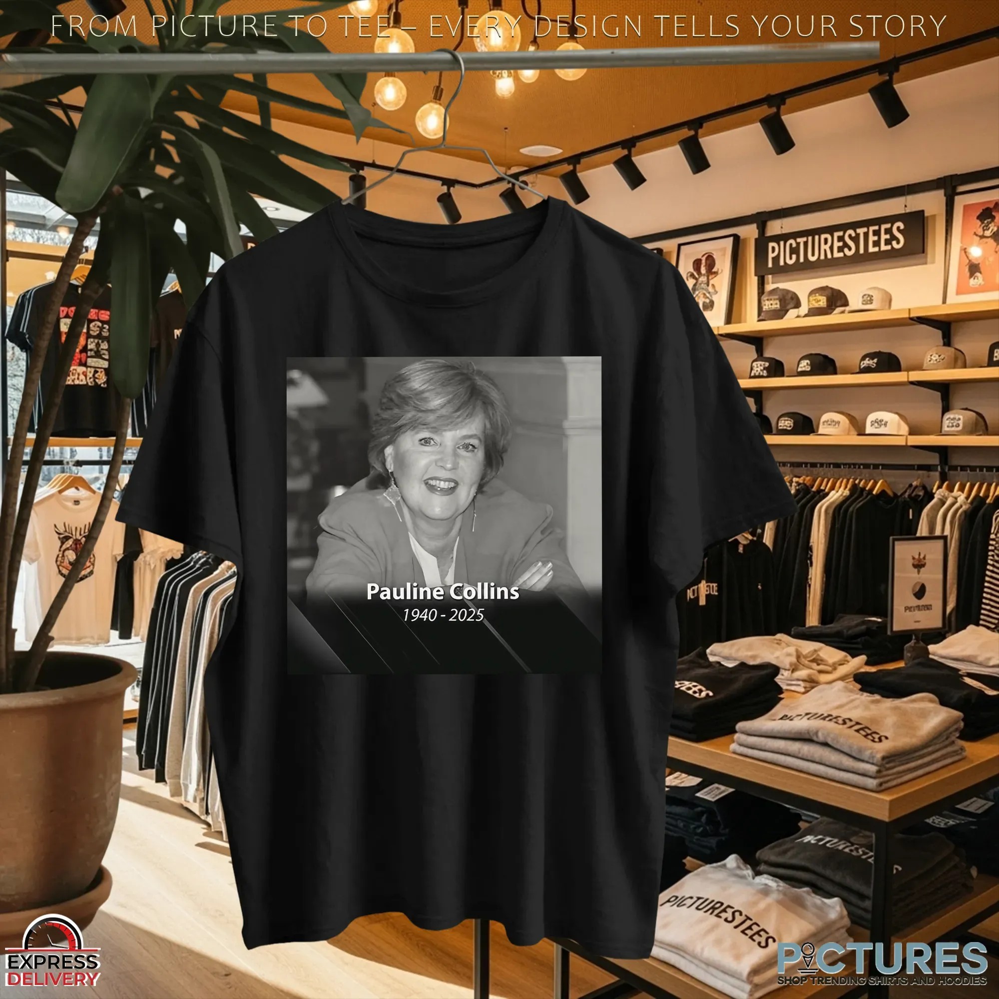 Rip Pauline Collins Died At 85 1940-2025 Memorial T Shirt
