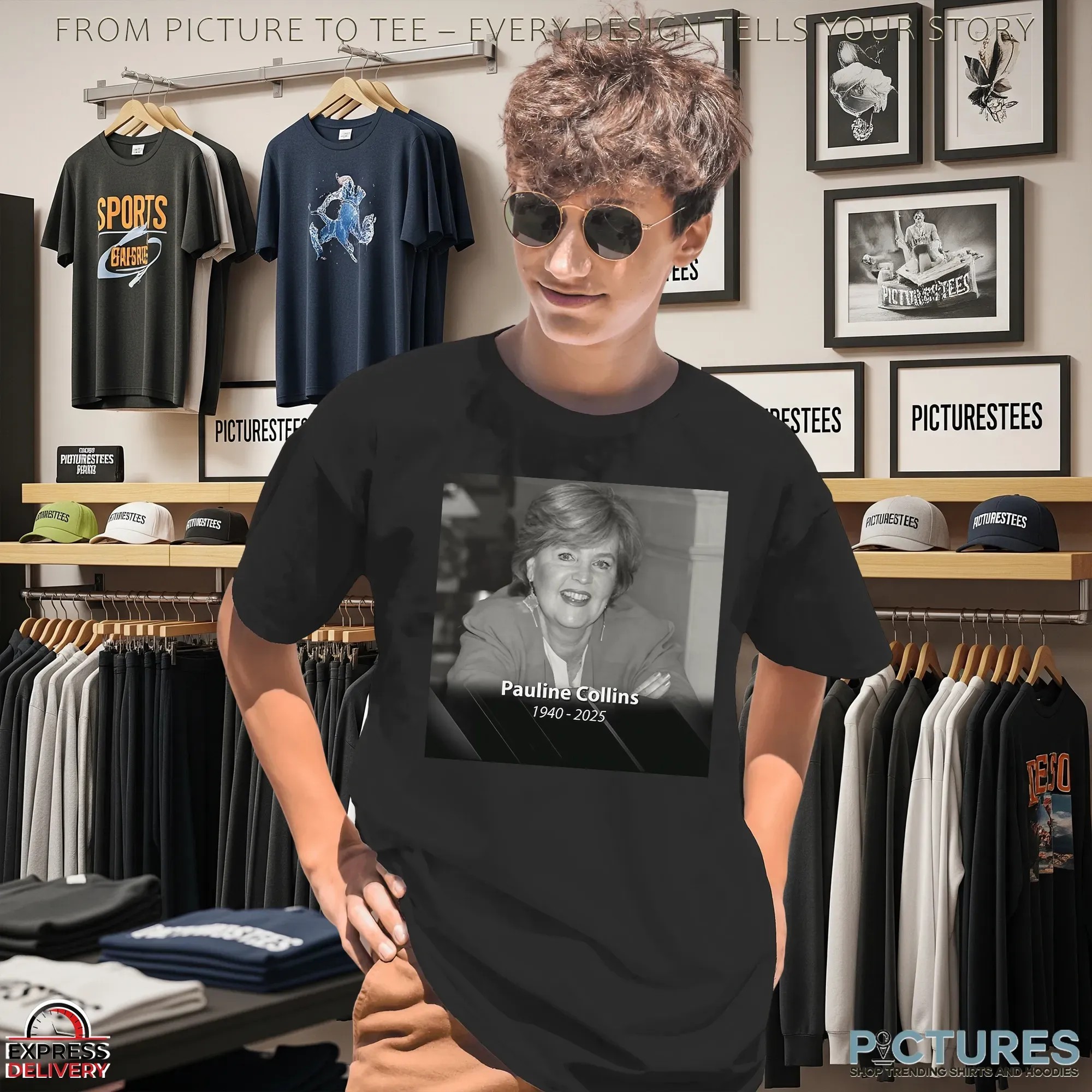 Rip Pauline Collins Died At 85 1940-2025 Memorial T Shirt