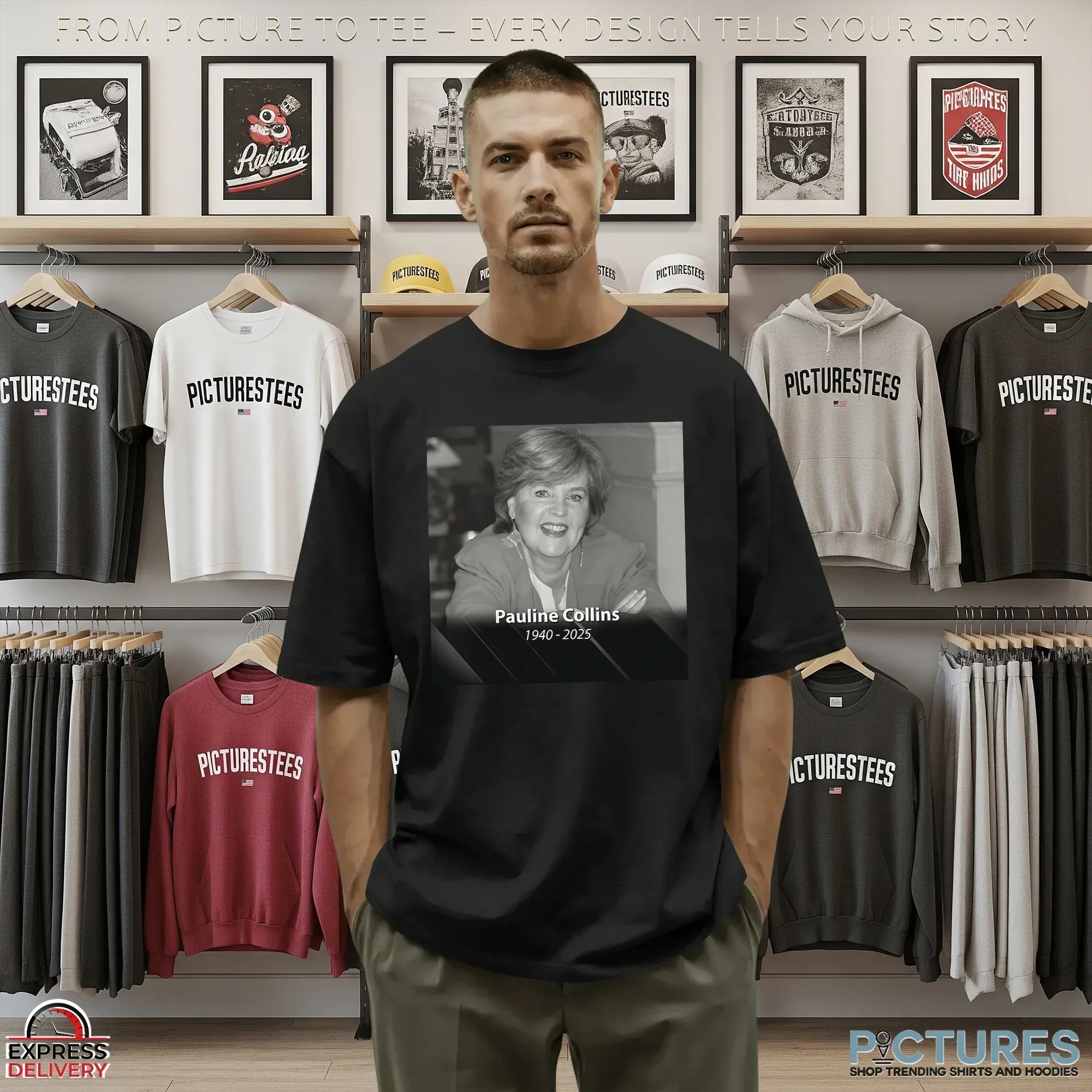 Rip Pauline Collins Died At 85 1940-2025 Memorial T Shirt