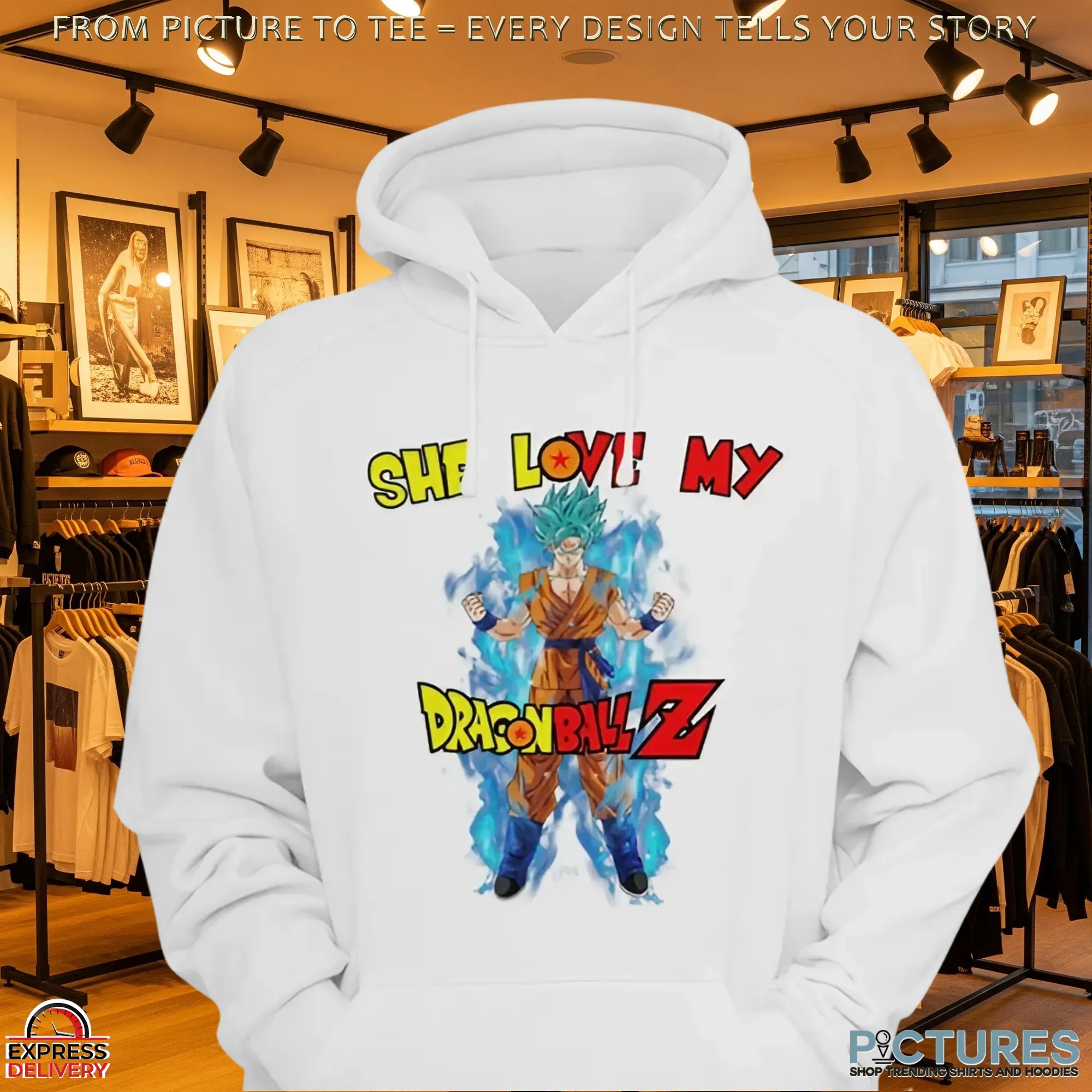 She Love My Dragonball Z Graphic T Shirt She Love My Dragonball Z Graphic T Shirt