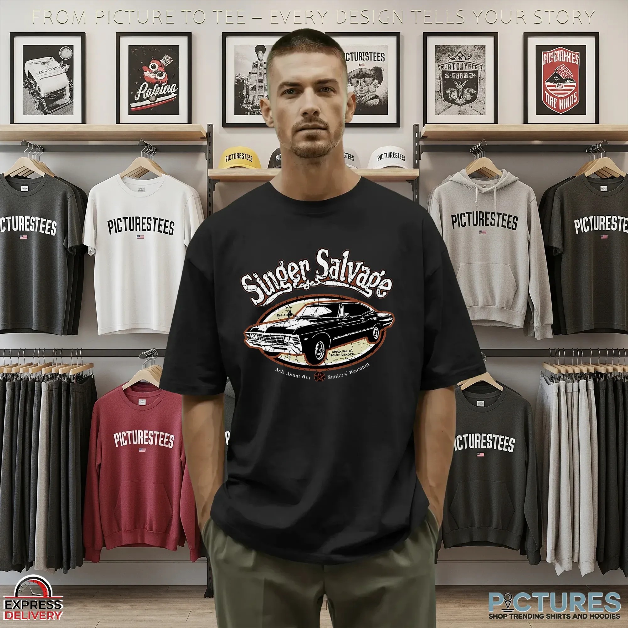 Singer Salvage Ask About Our Hunter's Discount T Shirt