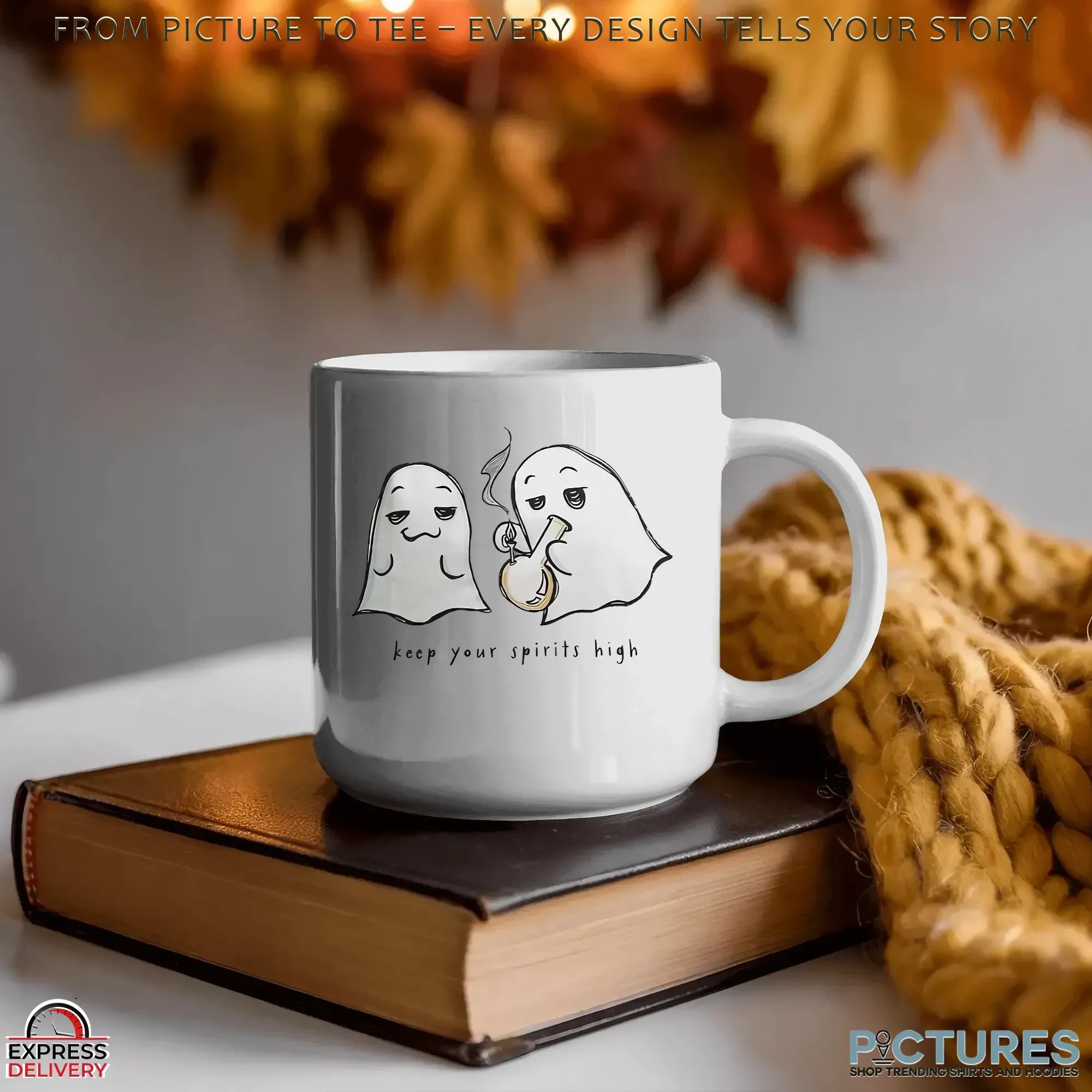 Smoking Ghost Keep Your Spirits High T Shirt Smoking Ghost Keep Your Spirits High T Shirt