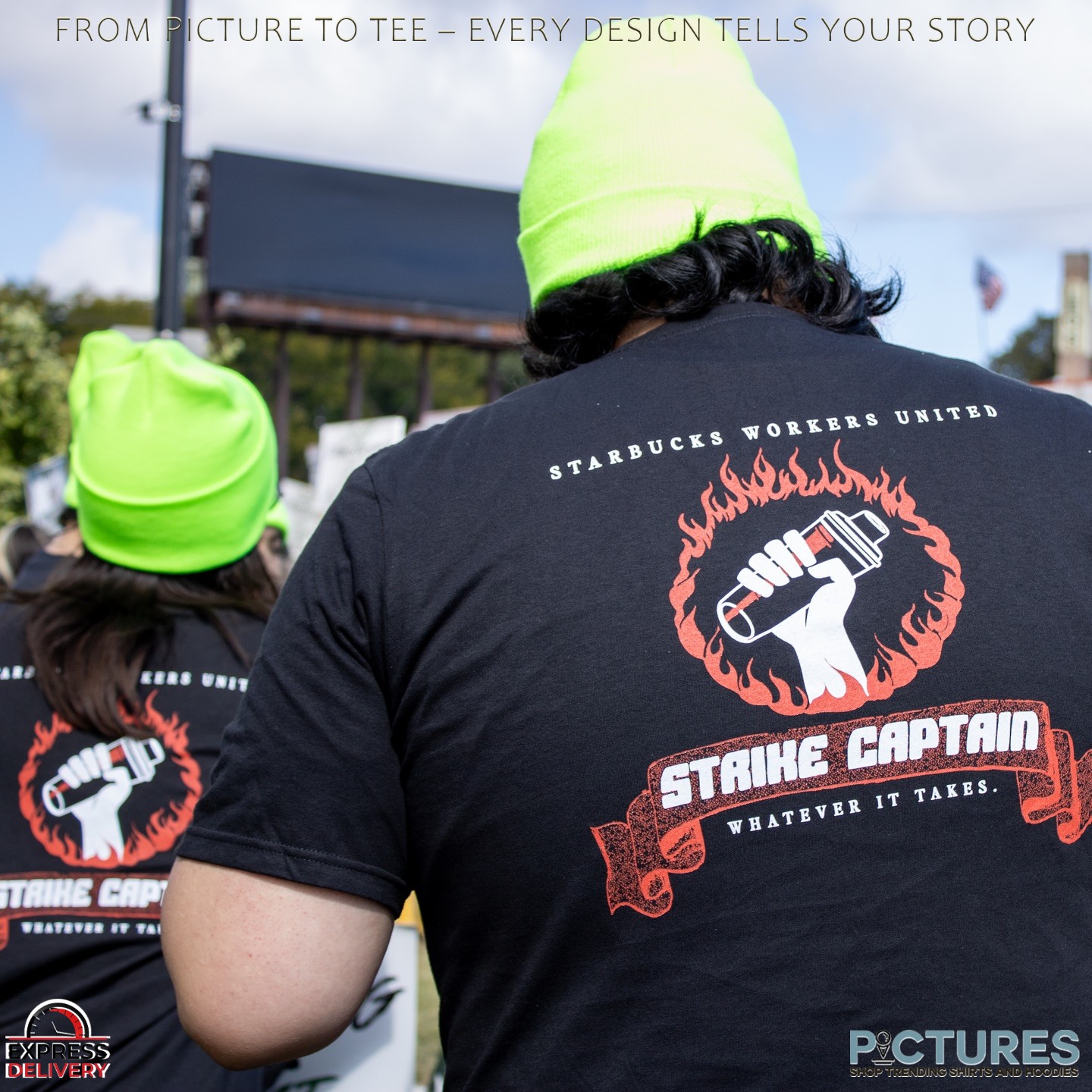 Starbucks Workers United Strike Captain Whatever It Takes T Shirt
