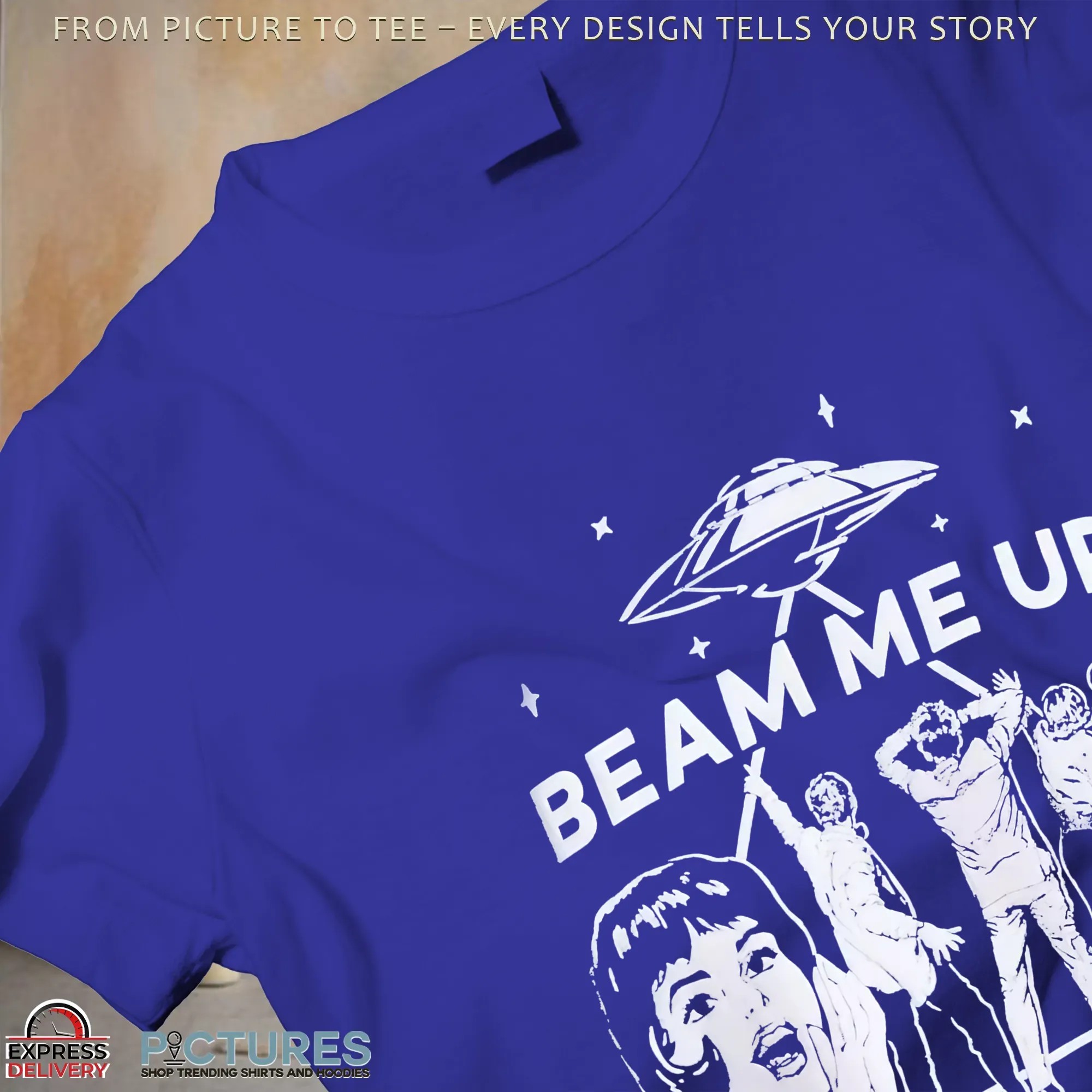 Stranger Things Beam Me Up This Place Sucks Graphic T Shirt