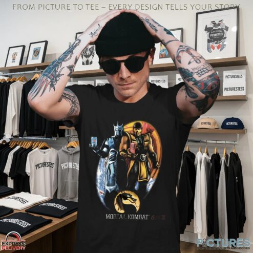Sub-Zero Scorpion Mortal Kombat Coca Cola Vs Pepsi Mashup T Shirt