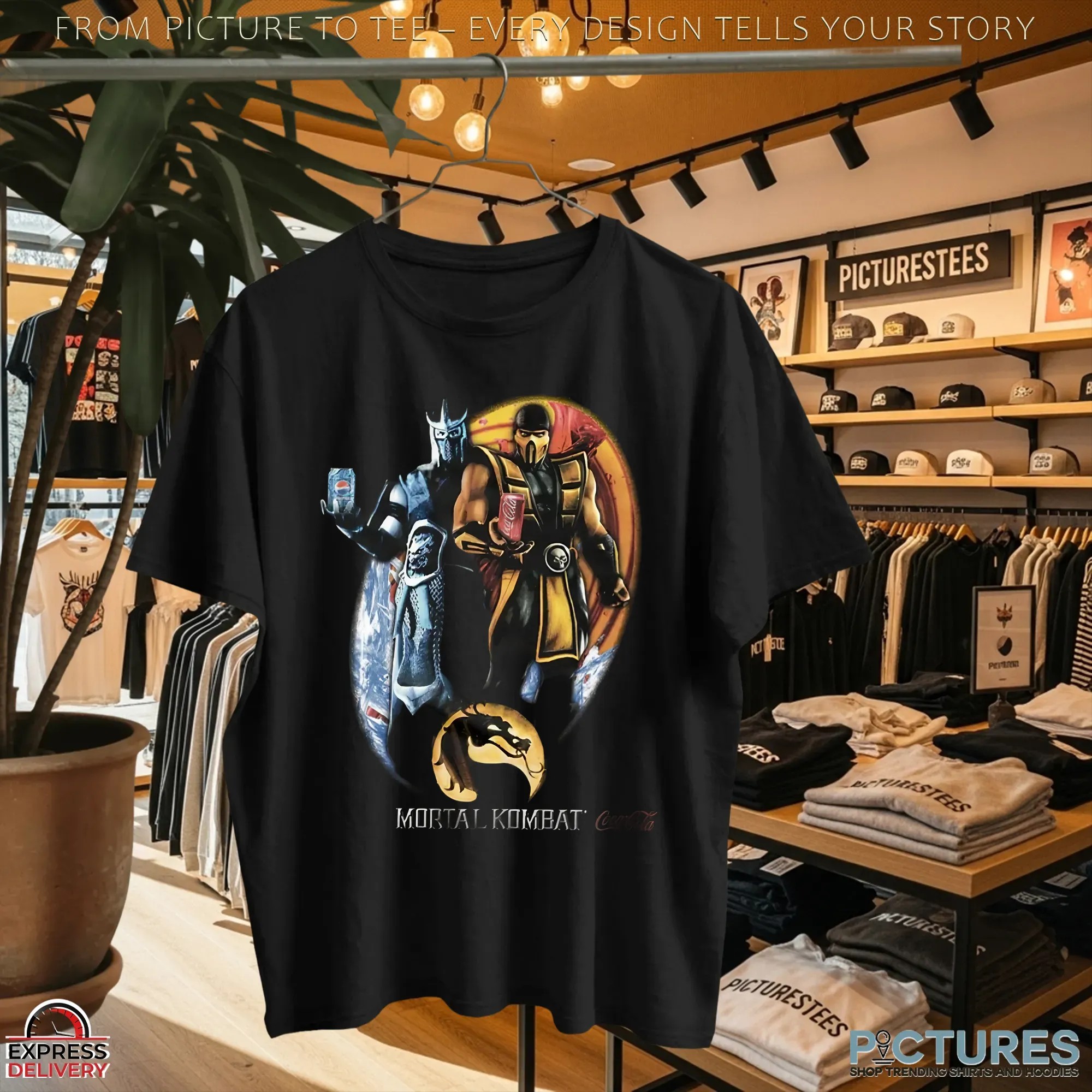 Sub-Zero Scorpion Mortal Kombat Coca Cola Vs Pepsi Mashup T Shirt Sub-Zero Scorpion Mortal Kombat Coca Cola Vs Pepsi Mashup T Shirt