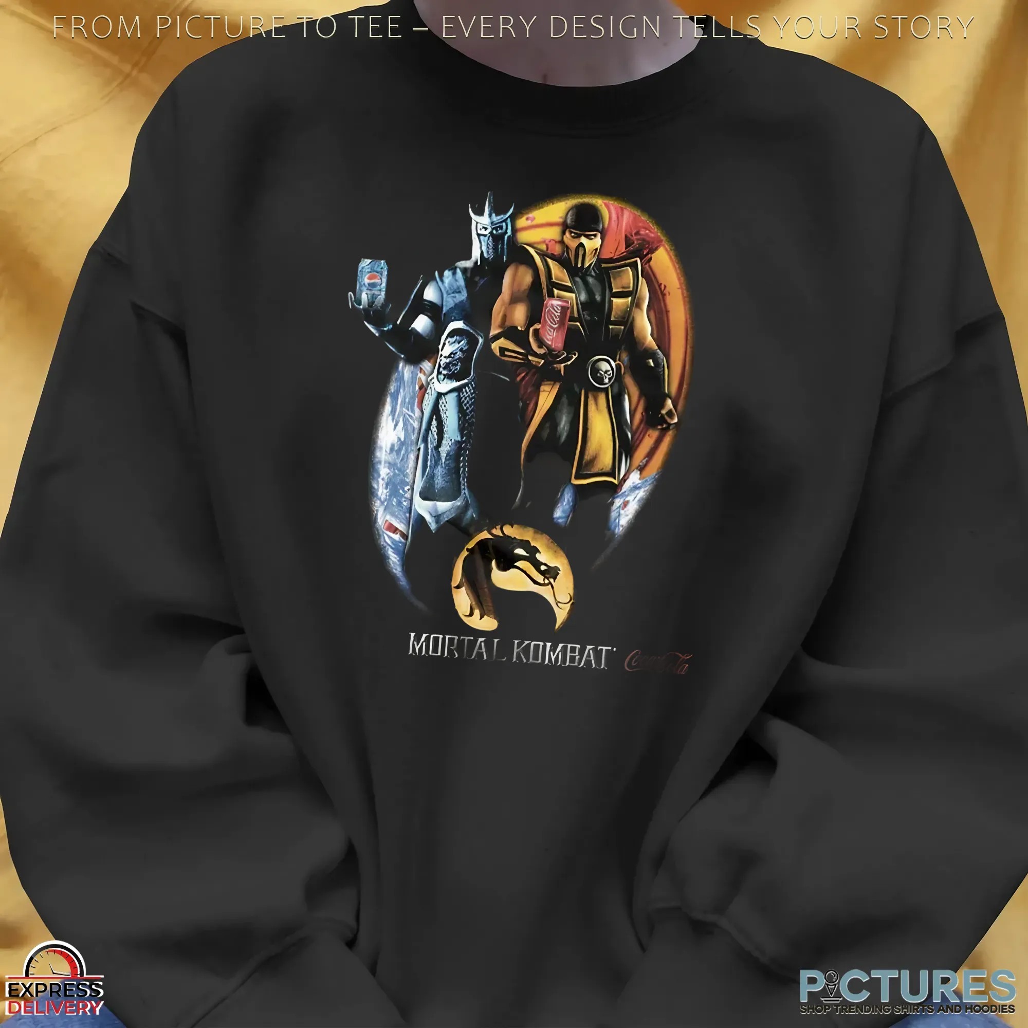 Sub-Zero Scorpion Mortal Kombat Coca Cola Vs Pepsi Mashup T Shirt Sub-Zero Scorpion Mortal Kombat Coca Cola Vs Pepsi Mashup T Shirt