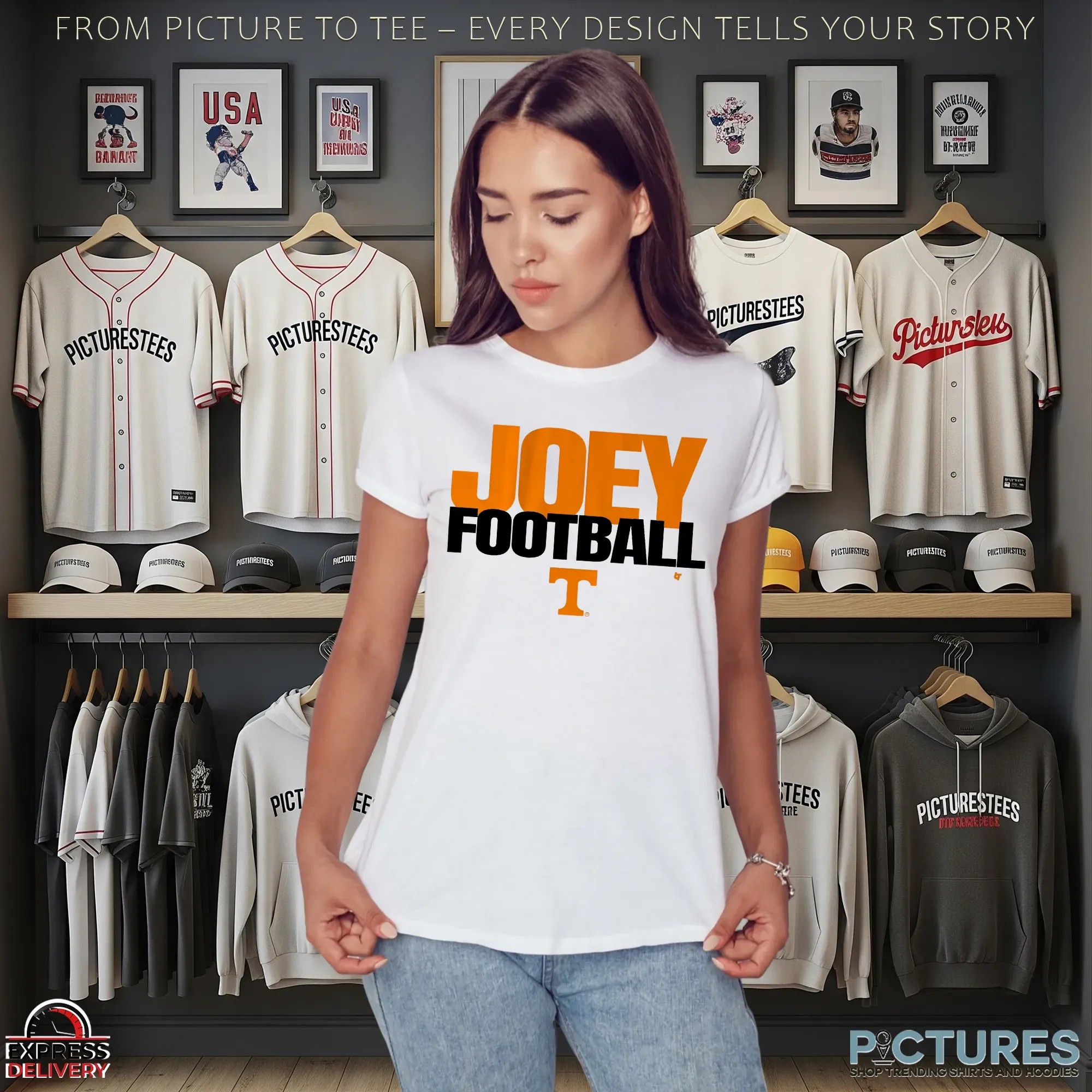 Tennessee Football Joey Aguilar Joey Football T Shirt