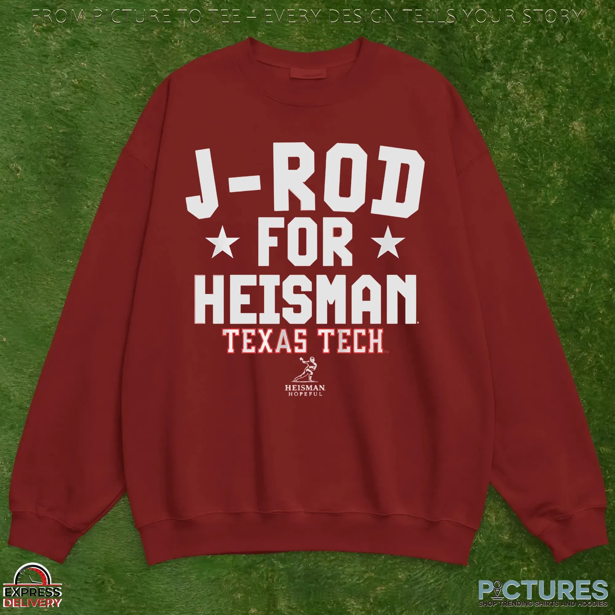 Texas Tech Raiders Football Jacob Rodriguez J-rod For Heisman T Shirt
