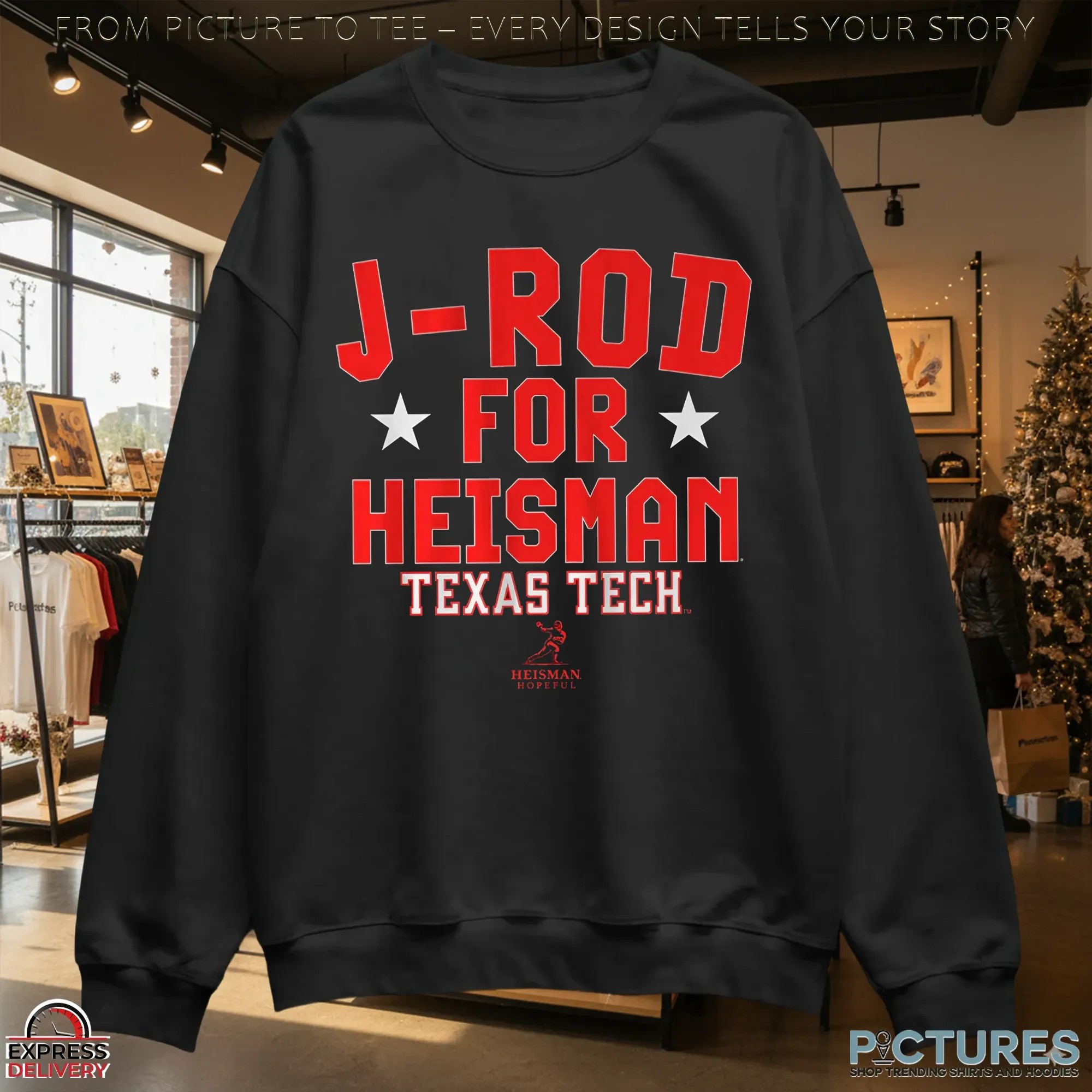 Texas Tech Raiders Football Jacob Rodriguez J-rod For Heisman T Shirt