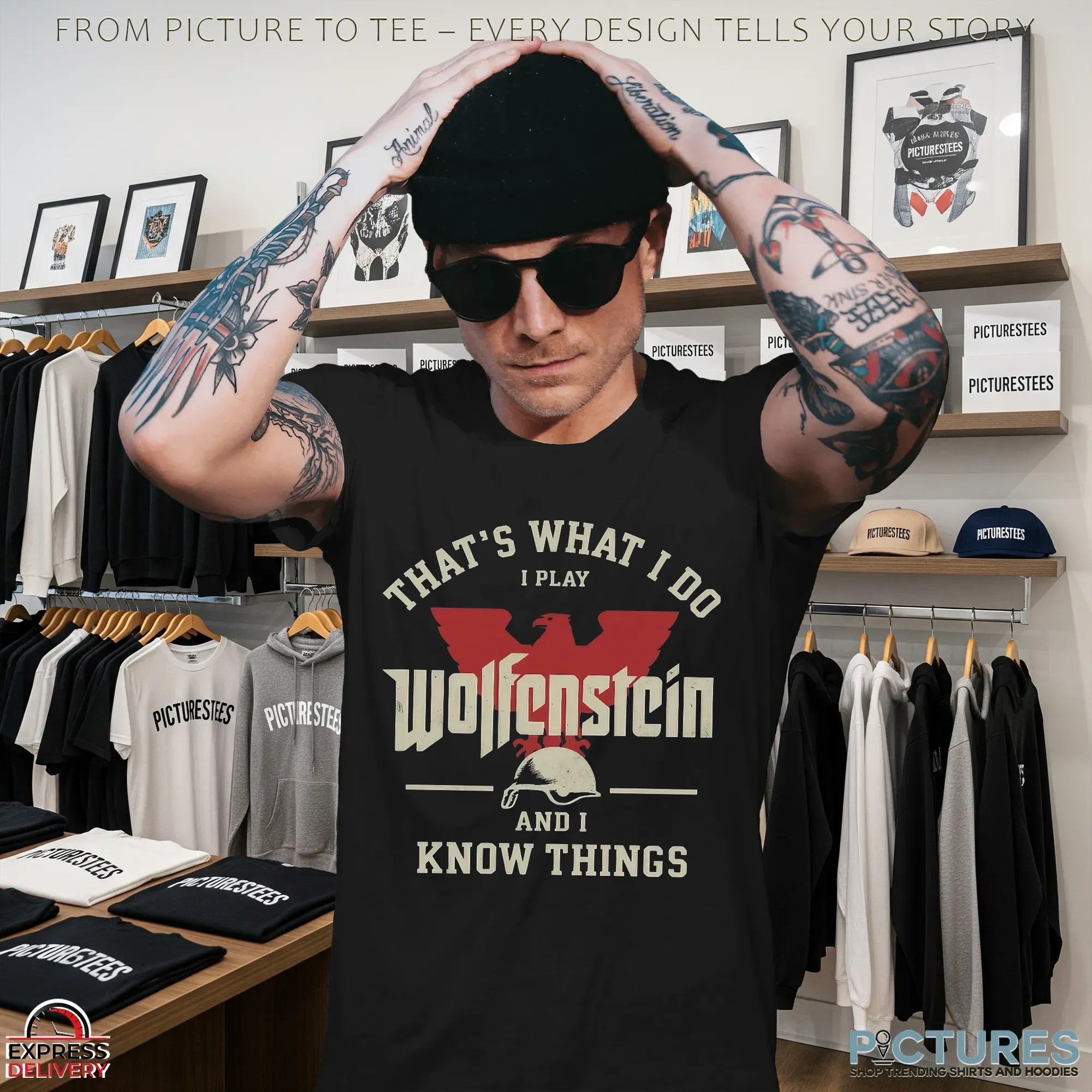 That What I Do I Play Wolfenstein and I Know Things T Shirt