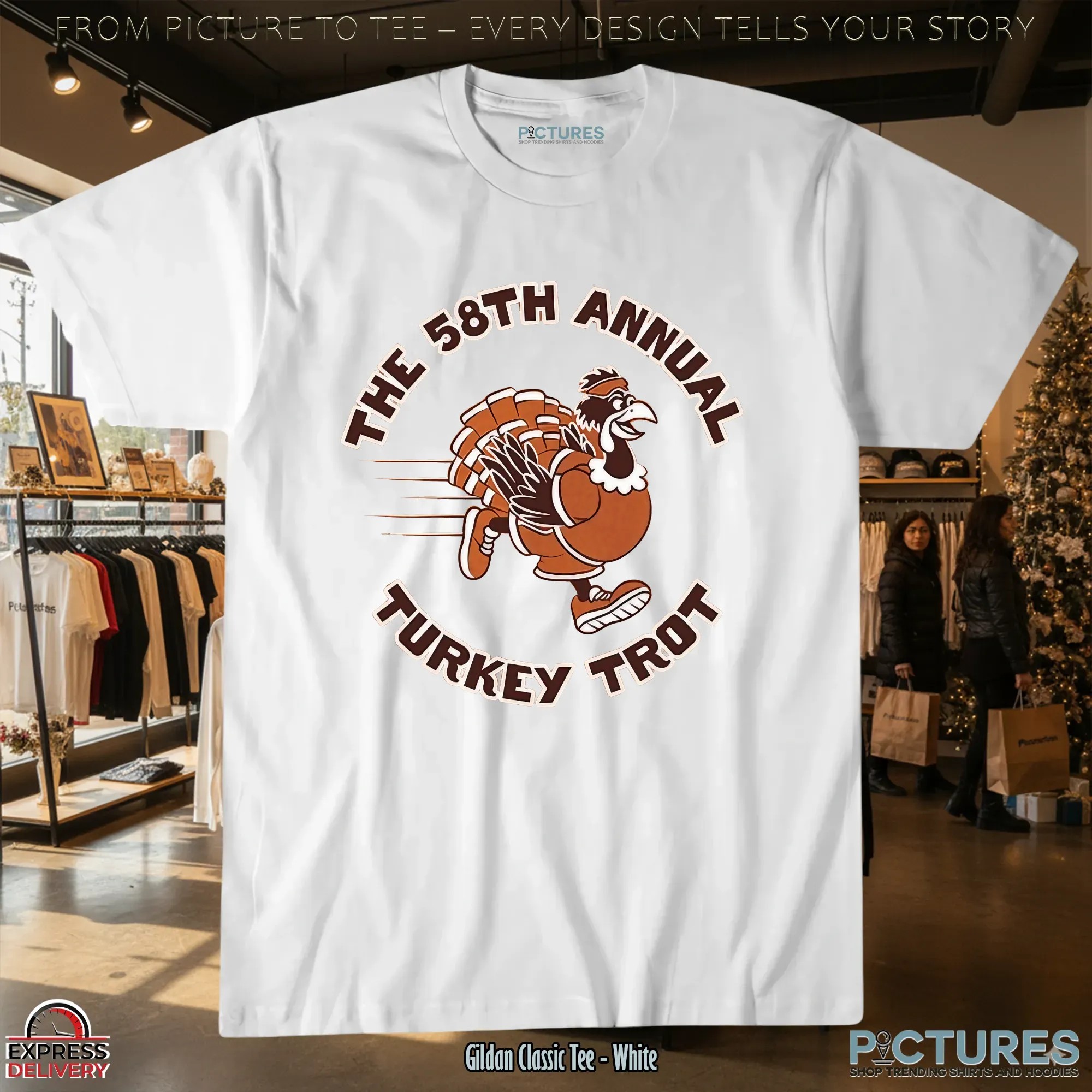 The 58th Annual Turkey Trot Graphic T Shirt