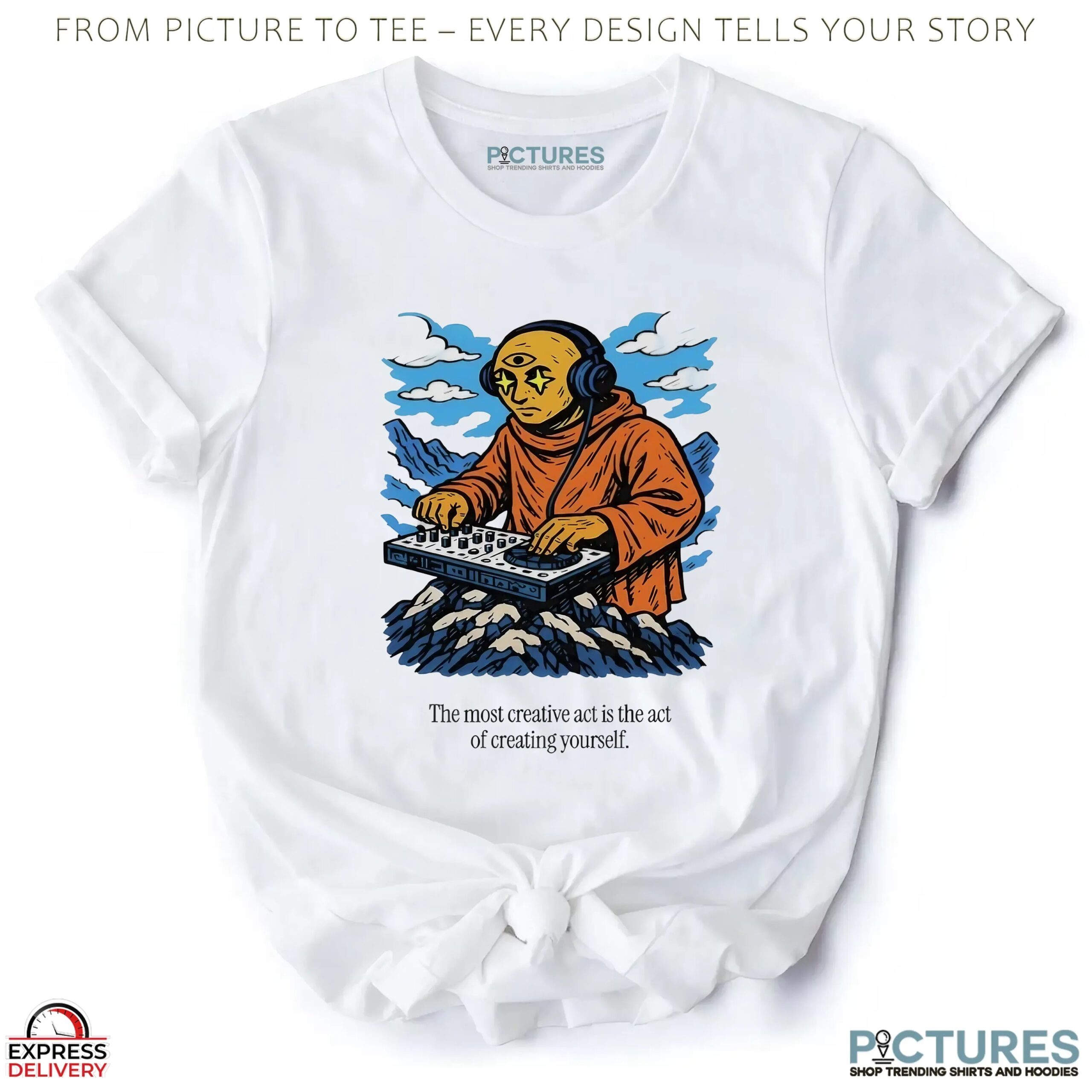 Third Eye Kingdom The Most Creative Act Is The Act Of Creating Yourself T Shirt Third Eye Kingdom The Most Creative Act Is The Act Of Creating Yourself T Shirt