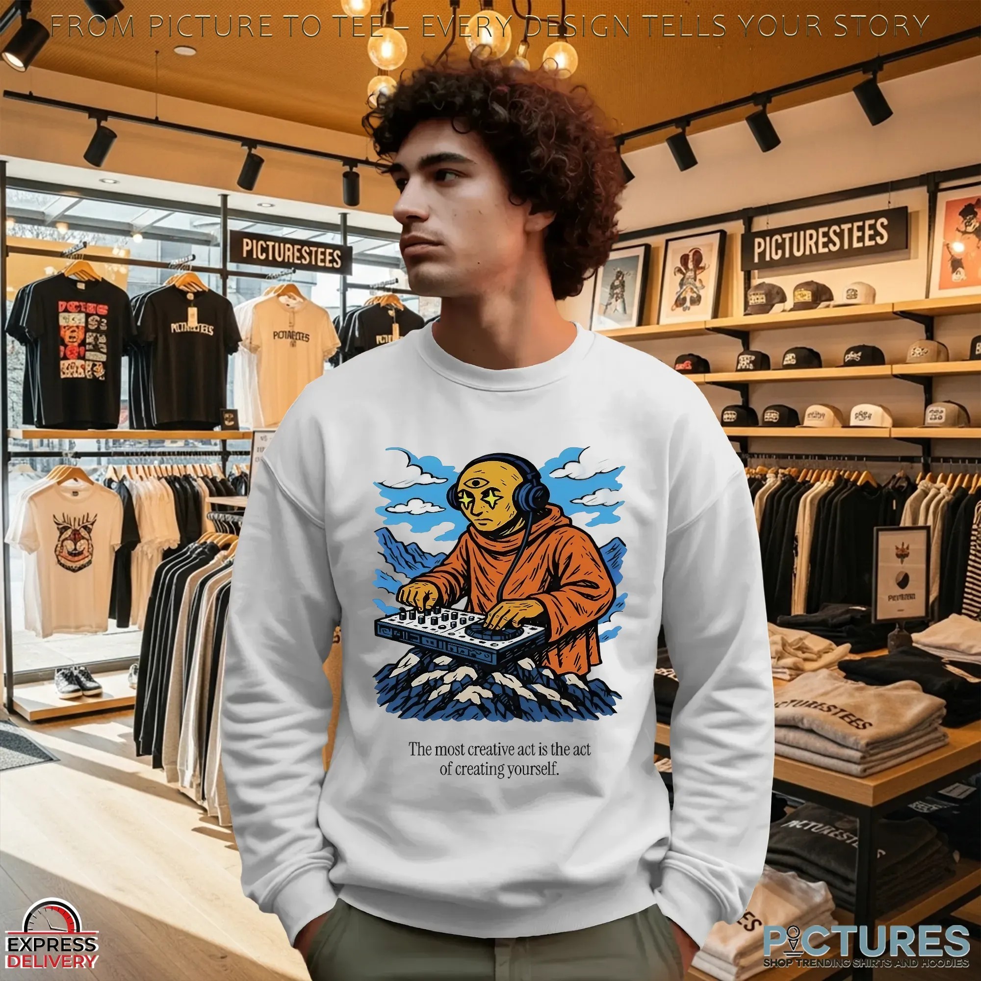 Third Eye Kingdom The Most Creative Act Is The Act Of Creating Yourself T Shirt Third Eye Kingdom The Most Creative Act Is The Act Of Creating Yourself T Shirt