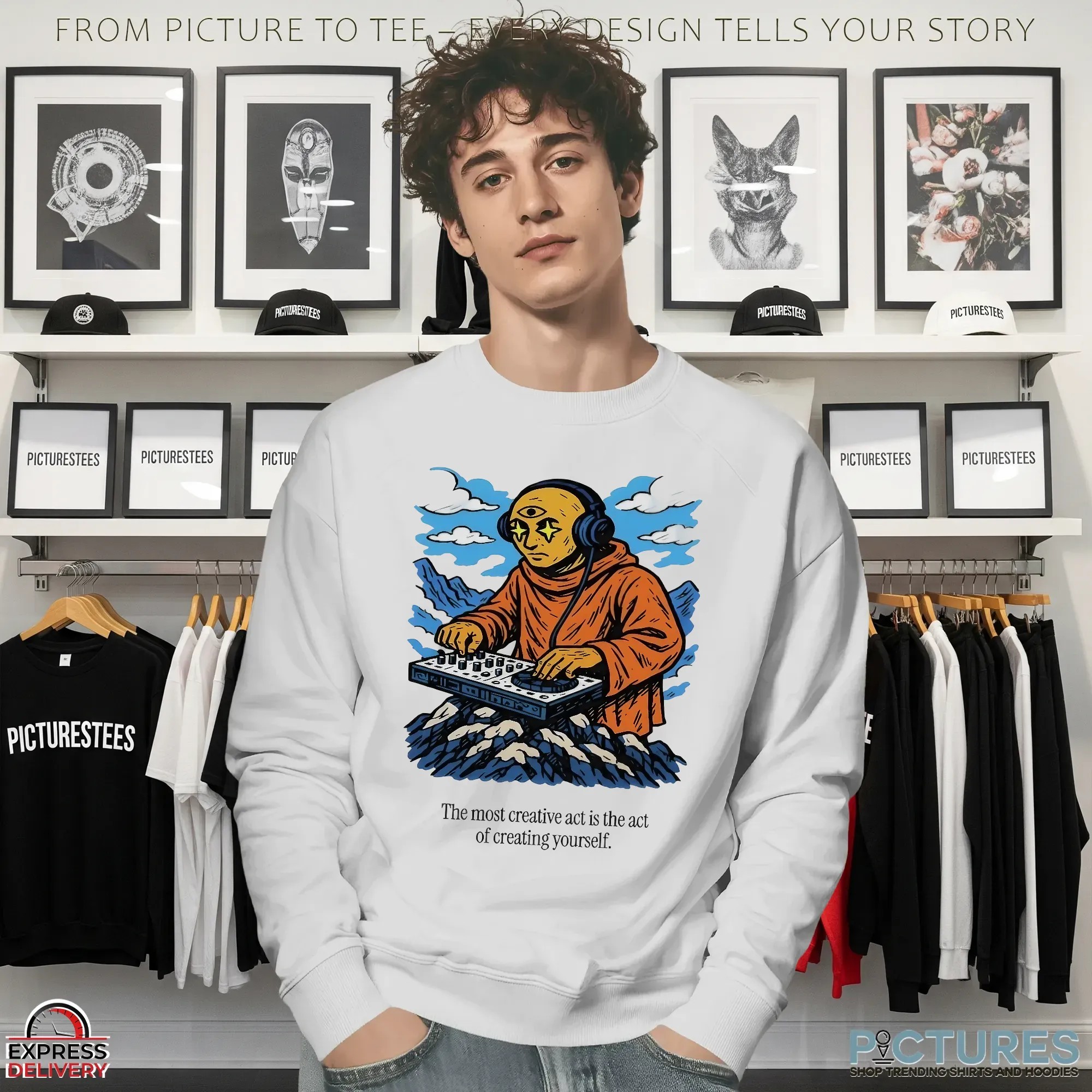 Third Eye Kingdom The Most Creative Act Is The Act Of Creating Yourself T Shirt Third Eye Kingdom The Most Creative Act Is The Act Of Creating Yourself T Shirt
