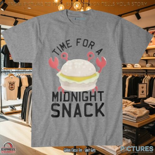 Time For A Midnight Snack Crab T Shirt