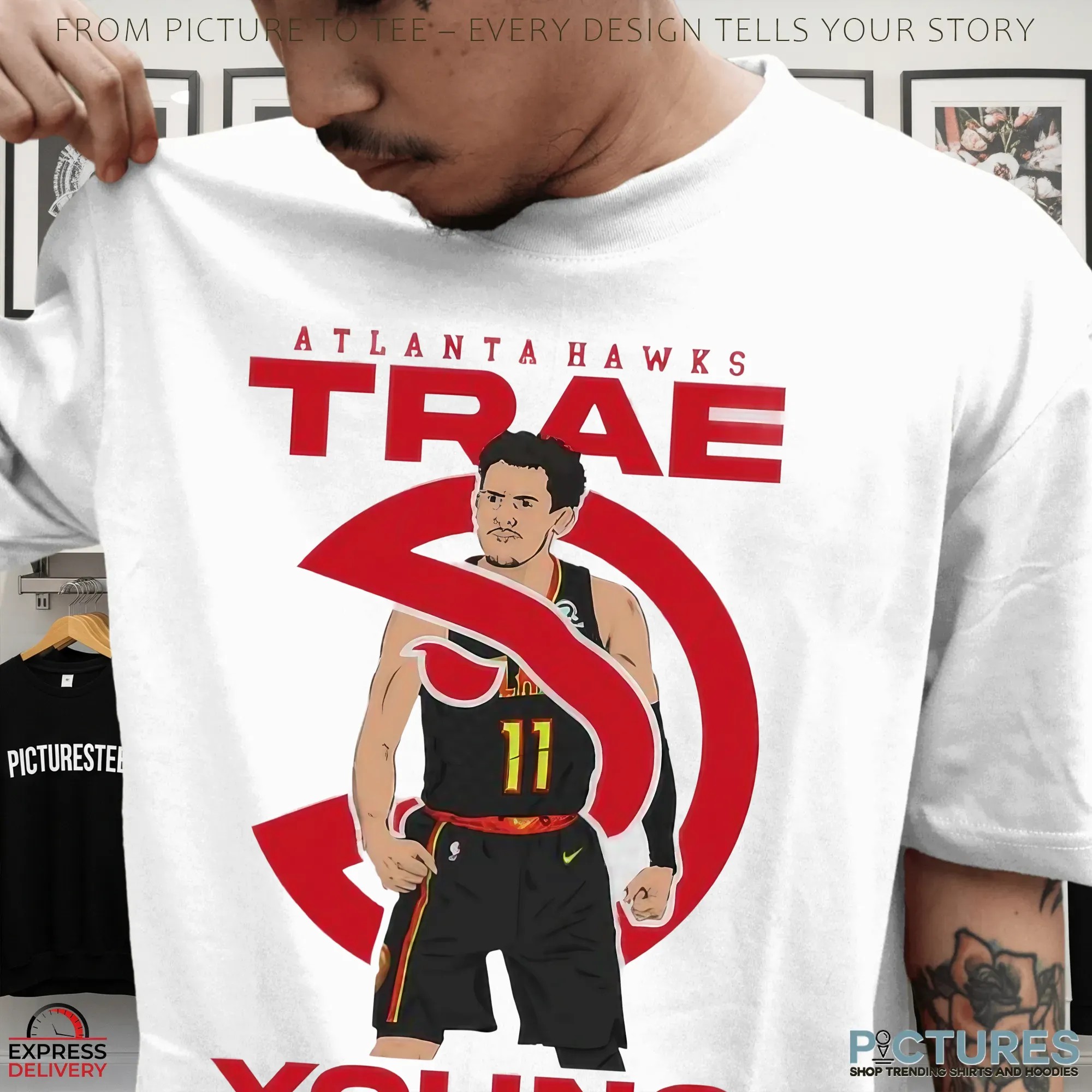 Trae Young Ice Cold Trae Atlanta Hawks T Shirt Trae Young Ice Cold Trae Atlanta Hawks T Shirt