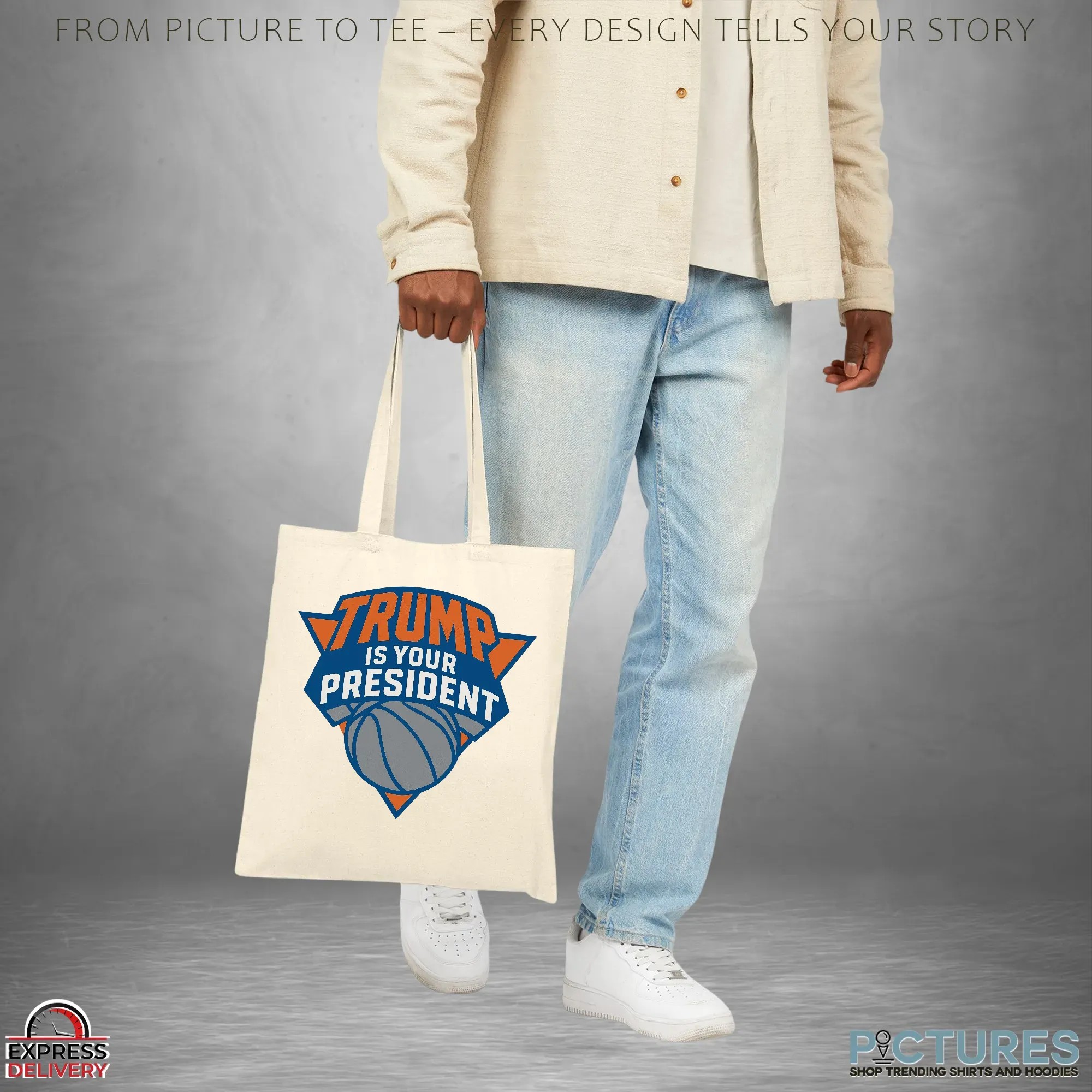 Trump Is Your President New York Knicks Parody Logo T Shirt