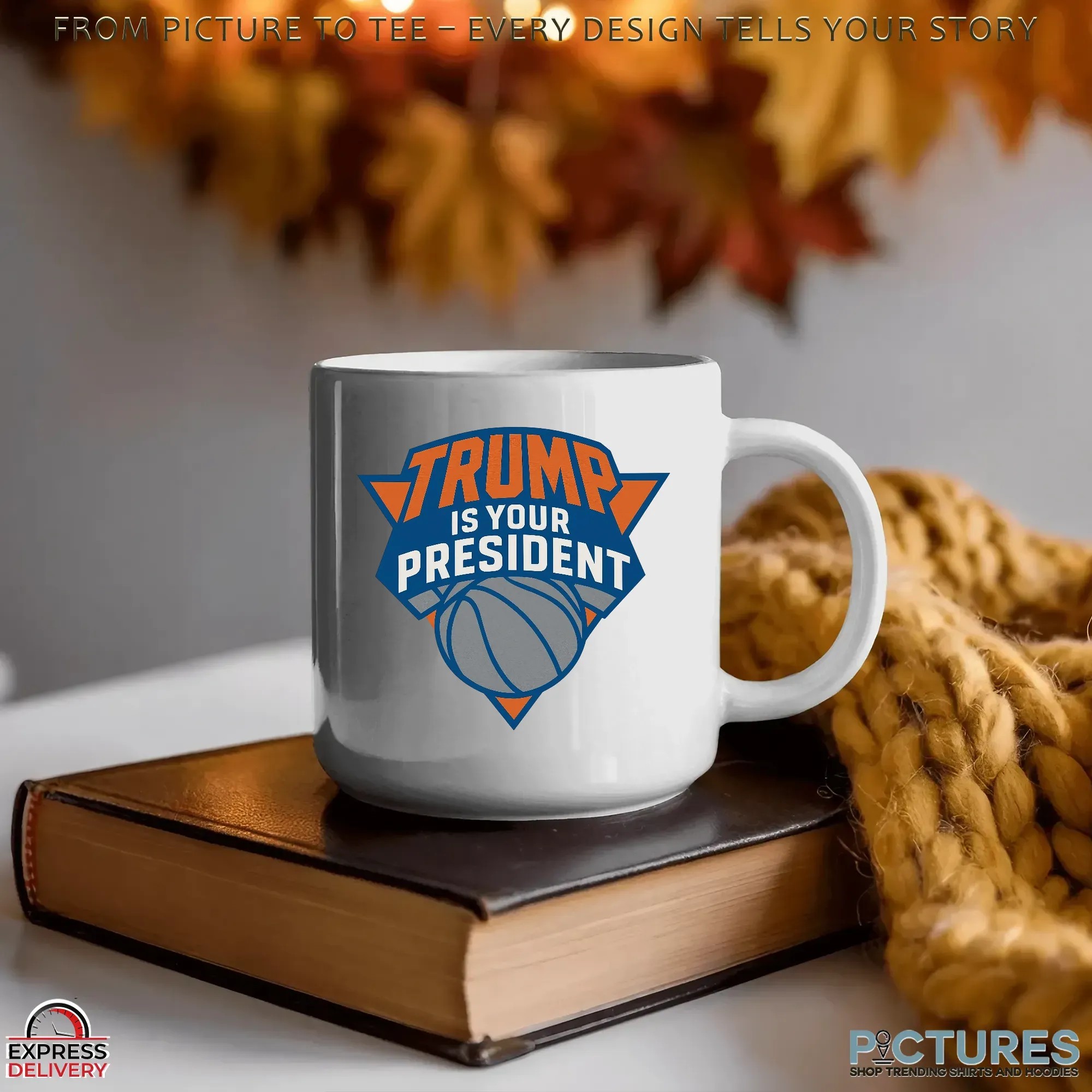 Trump Is Your President New York Knicks Parody Logo T Shirt