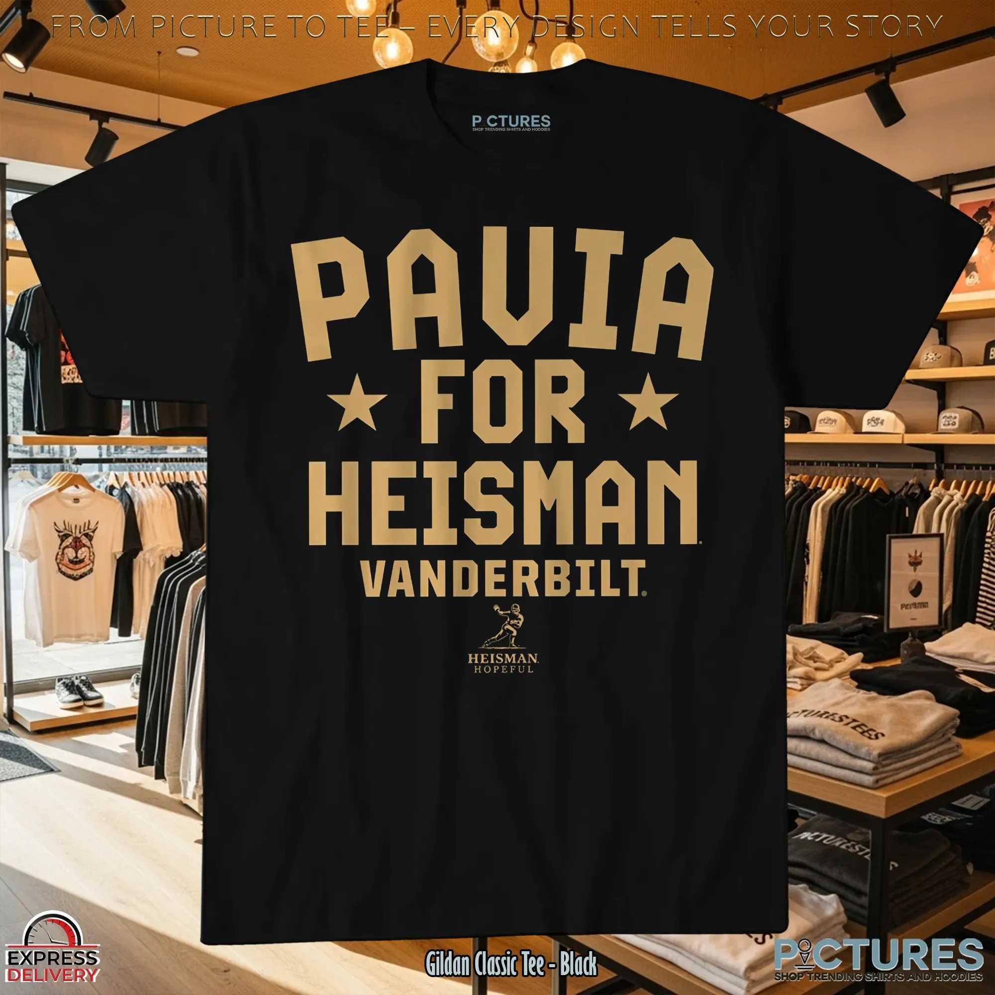 Vanderbilt Football Diego Pavia For Heisman T Shirt
