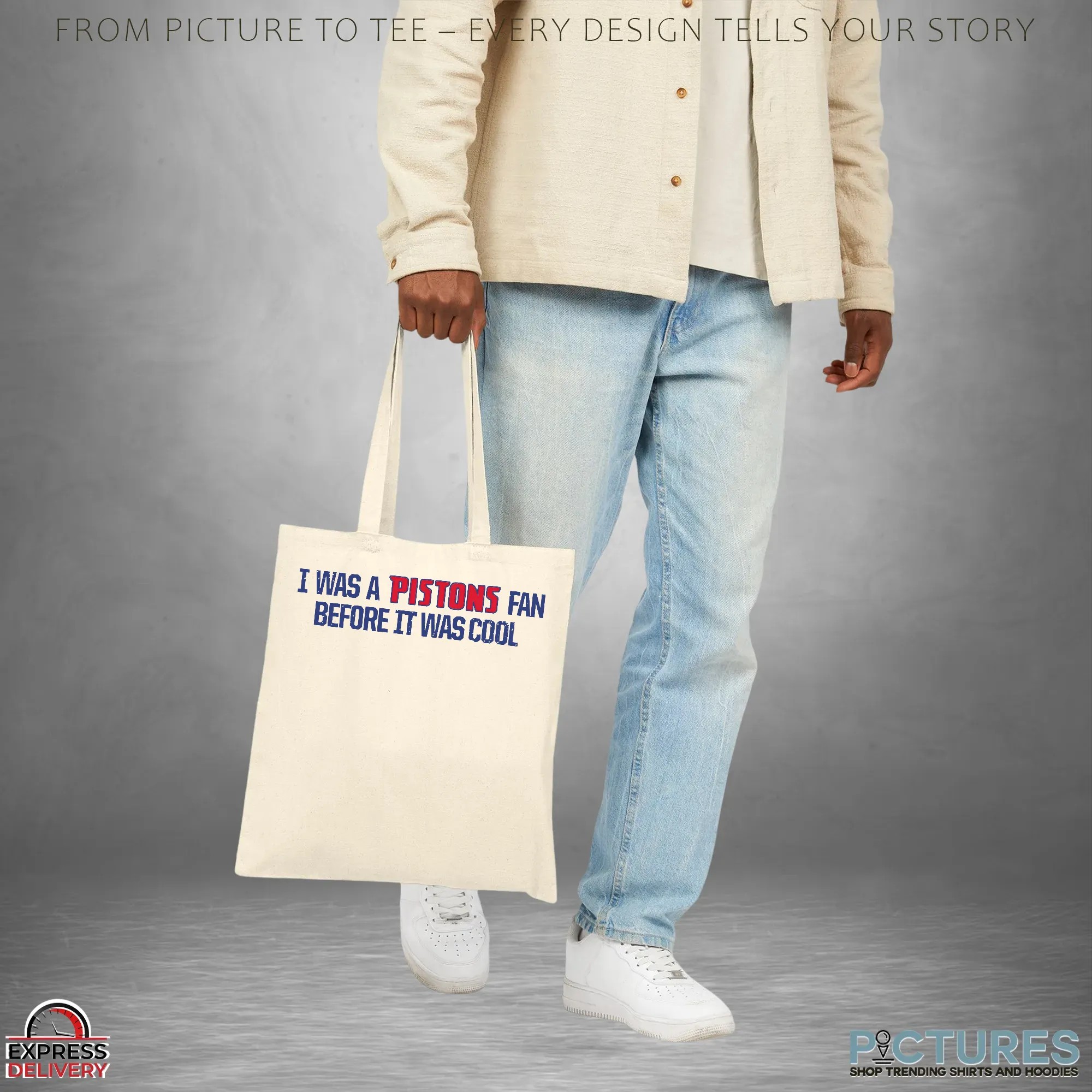 Was A Pistons Fan Before It Was Cool T Shirt