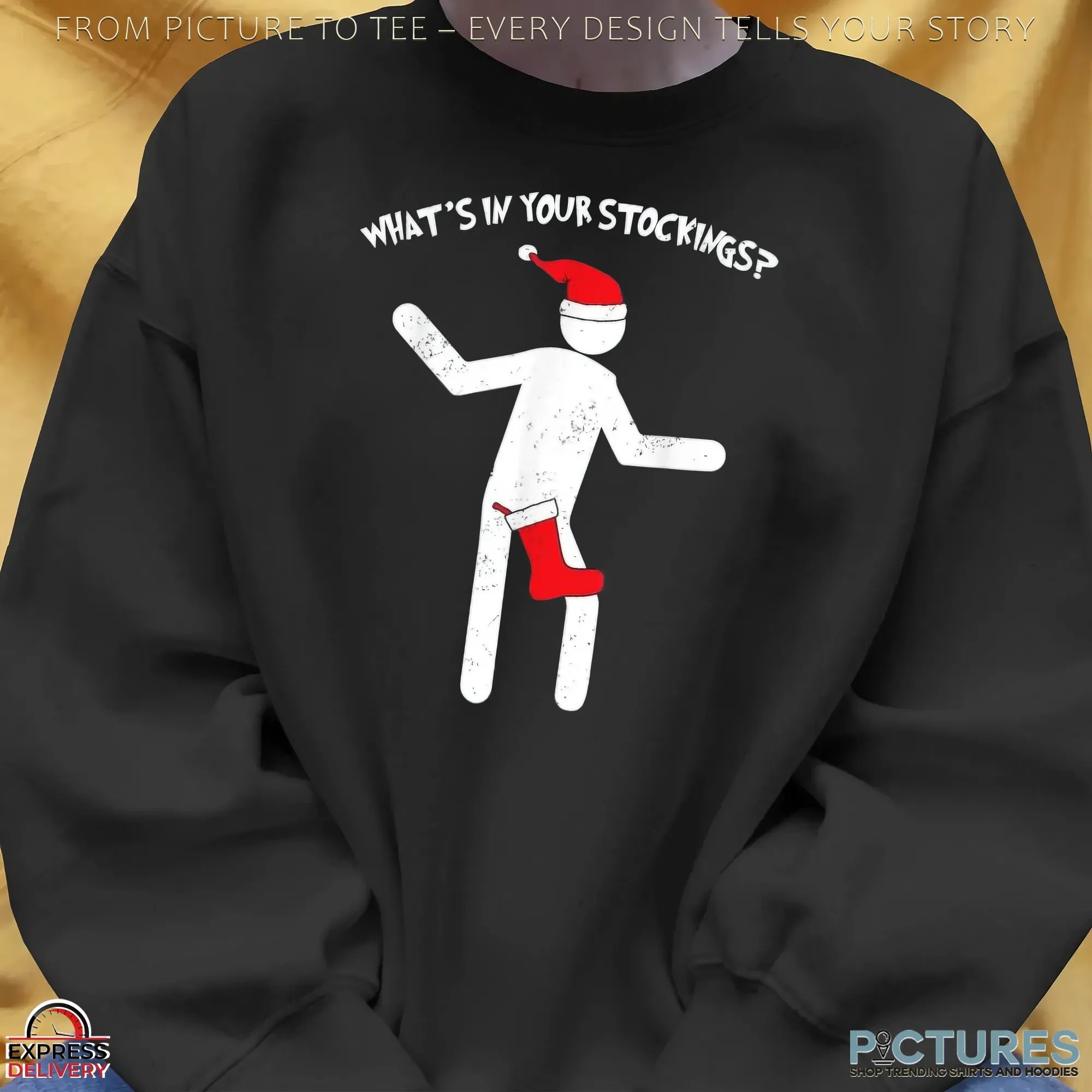 What's In Your Stocking Funny Naughty Christmas T Shirt What's In Your Stocking Funny Naughty Christmas T Shirt