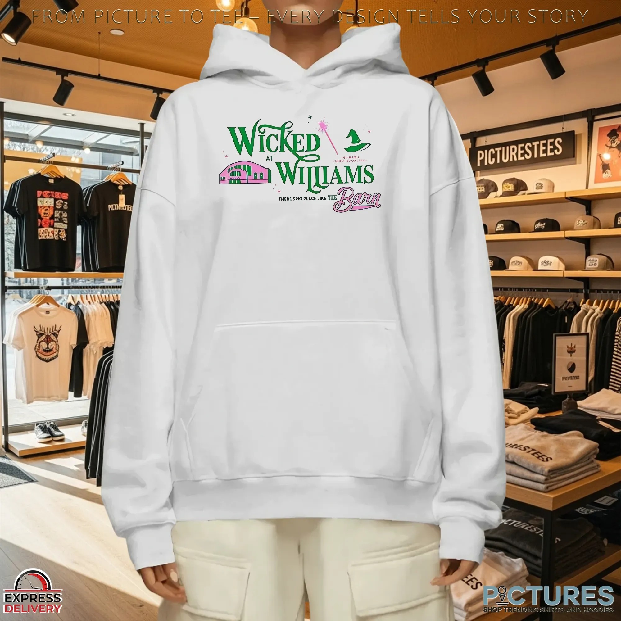 Wicked At Williams There's No Place The Barn Christmas T Shirt