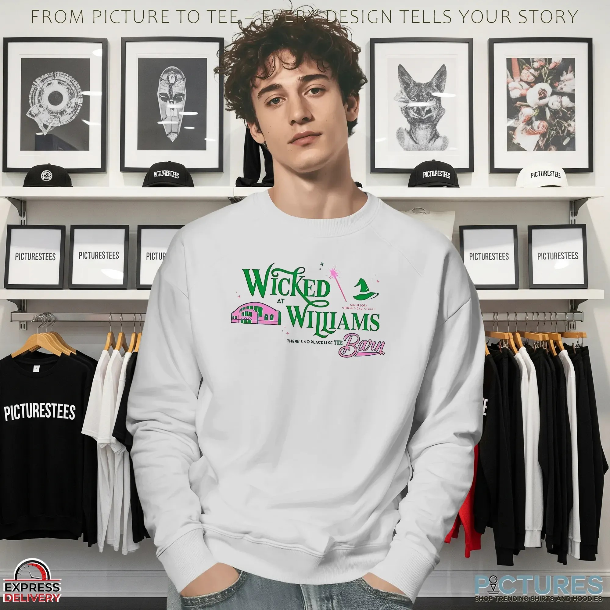 Wicked At Williams There's No Place The Barn Christmas T Shirt