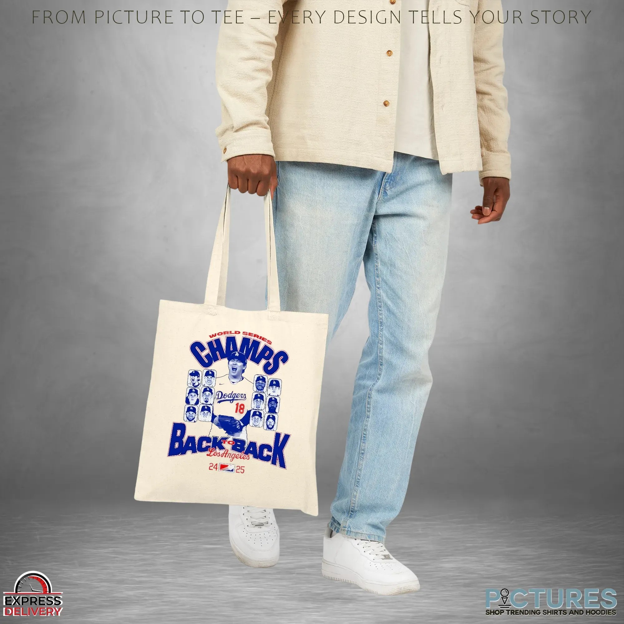 World Series Champs 2024 2025 Los Angeles Dodgers Back To Back Players Graphic T Shirt