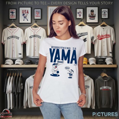 Yoshinobu Yamamoto Los Angeles Dodgers Everything Is Yama T Shirt