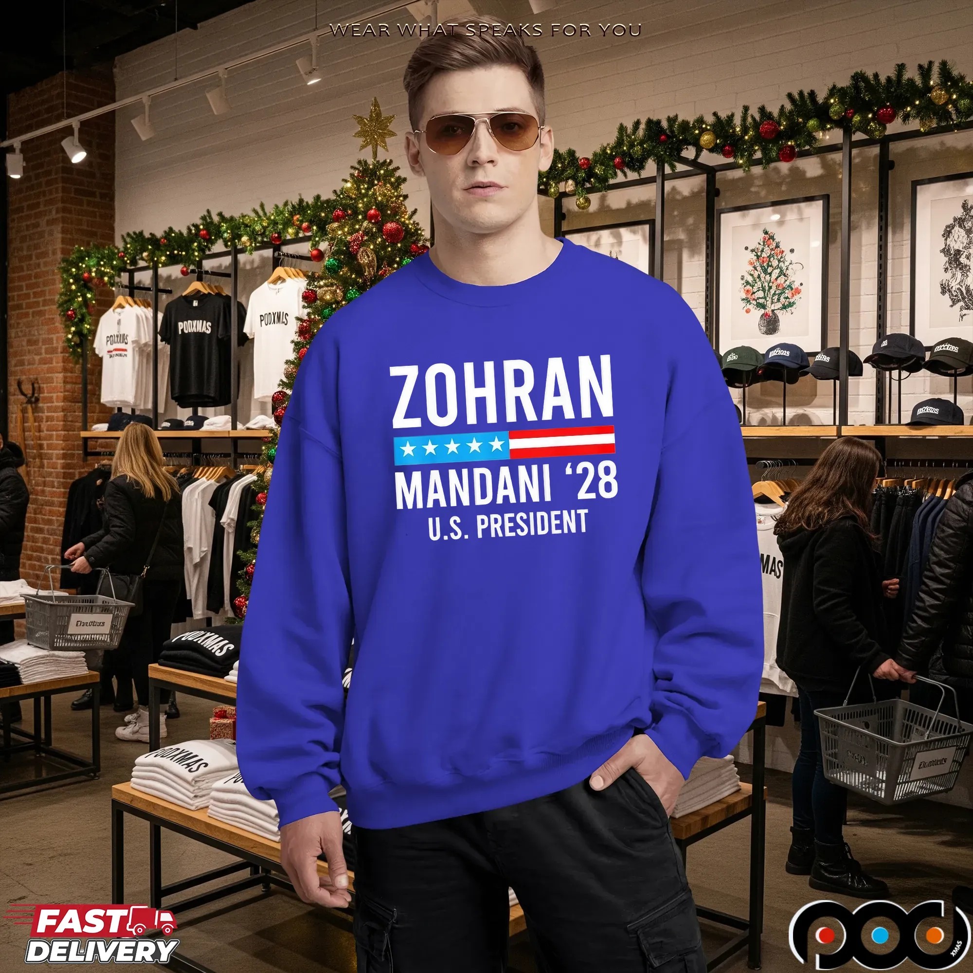 Zohran Mamdani 2028 US President NYC Mayor Election T Shirt