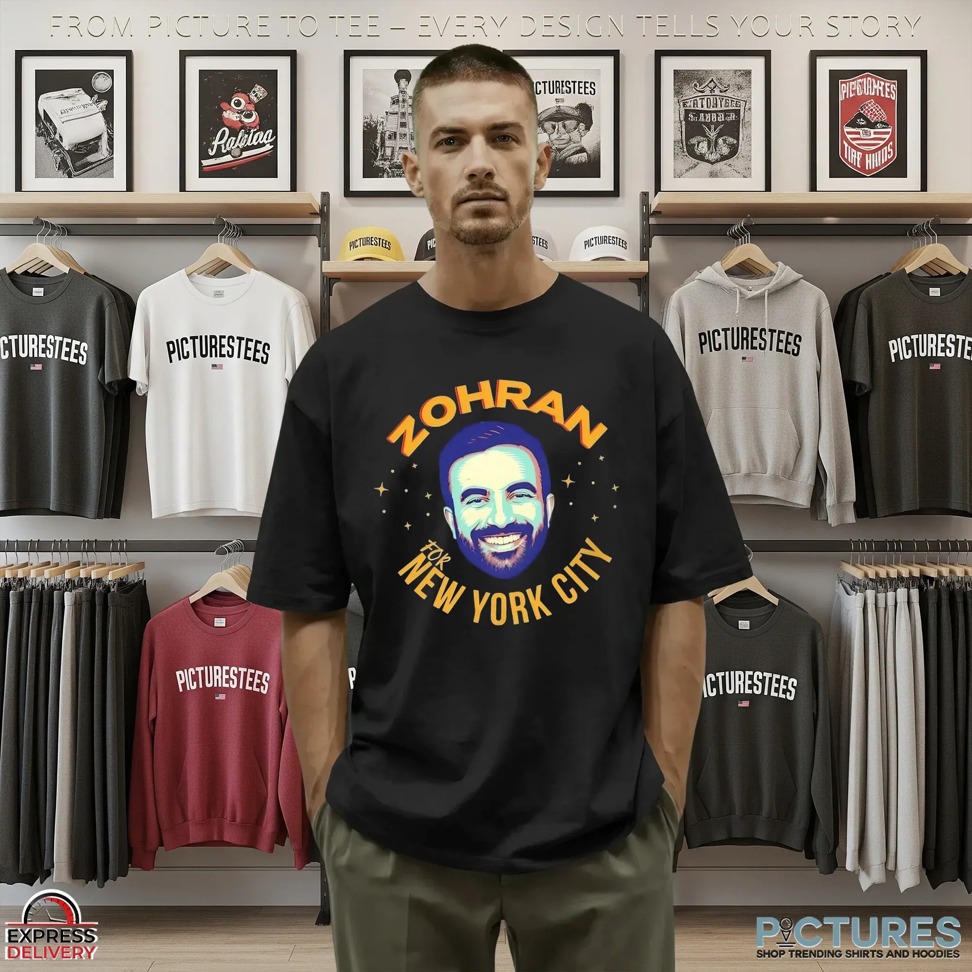 Zohran Mamdani For New York City Big Head T Shirt