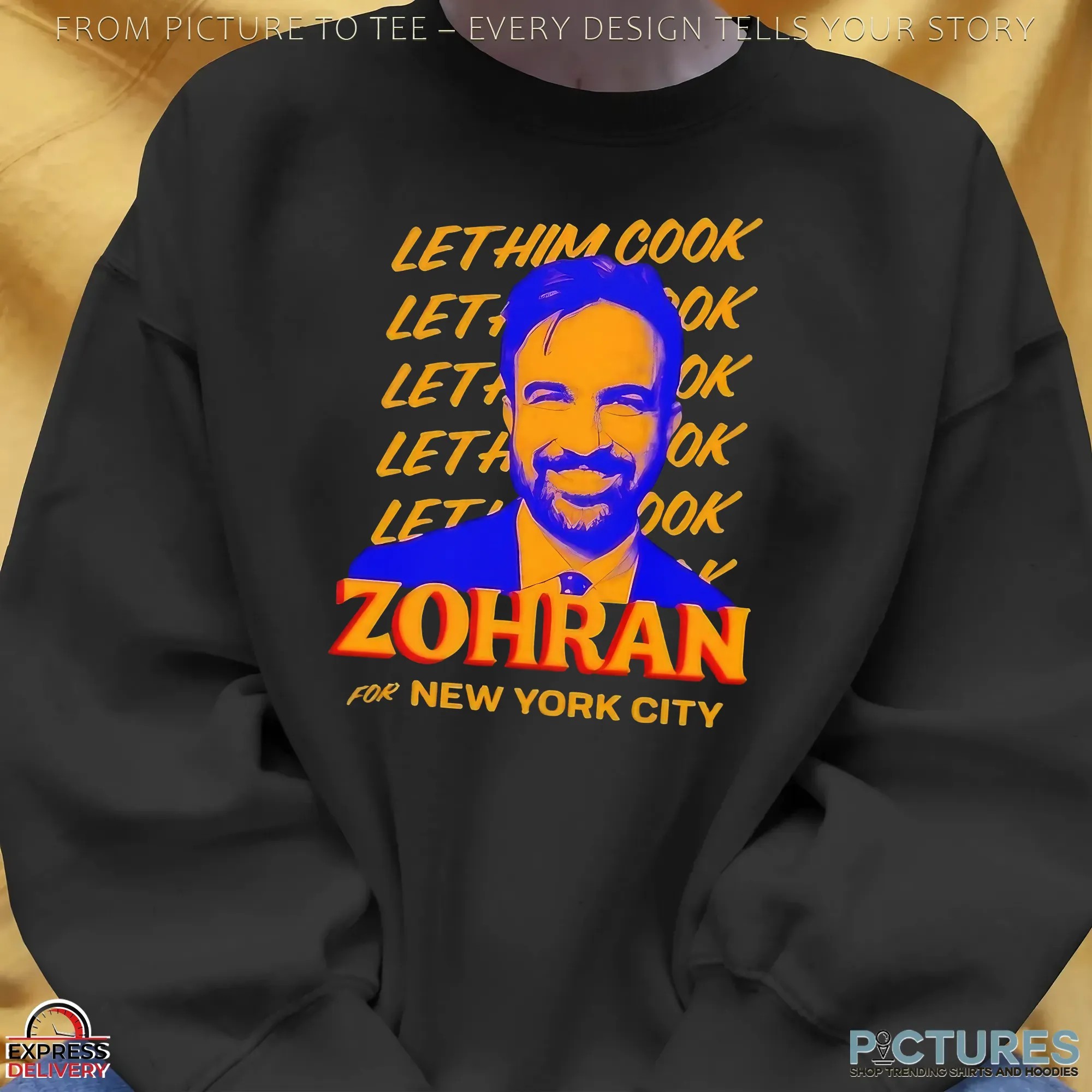 Zohran Mamdani For New York City Let Him Cook Graphic T Shirt